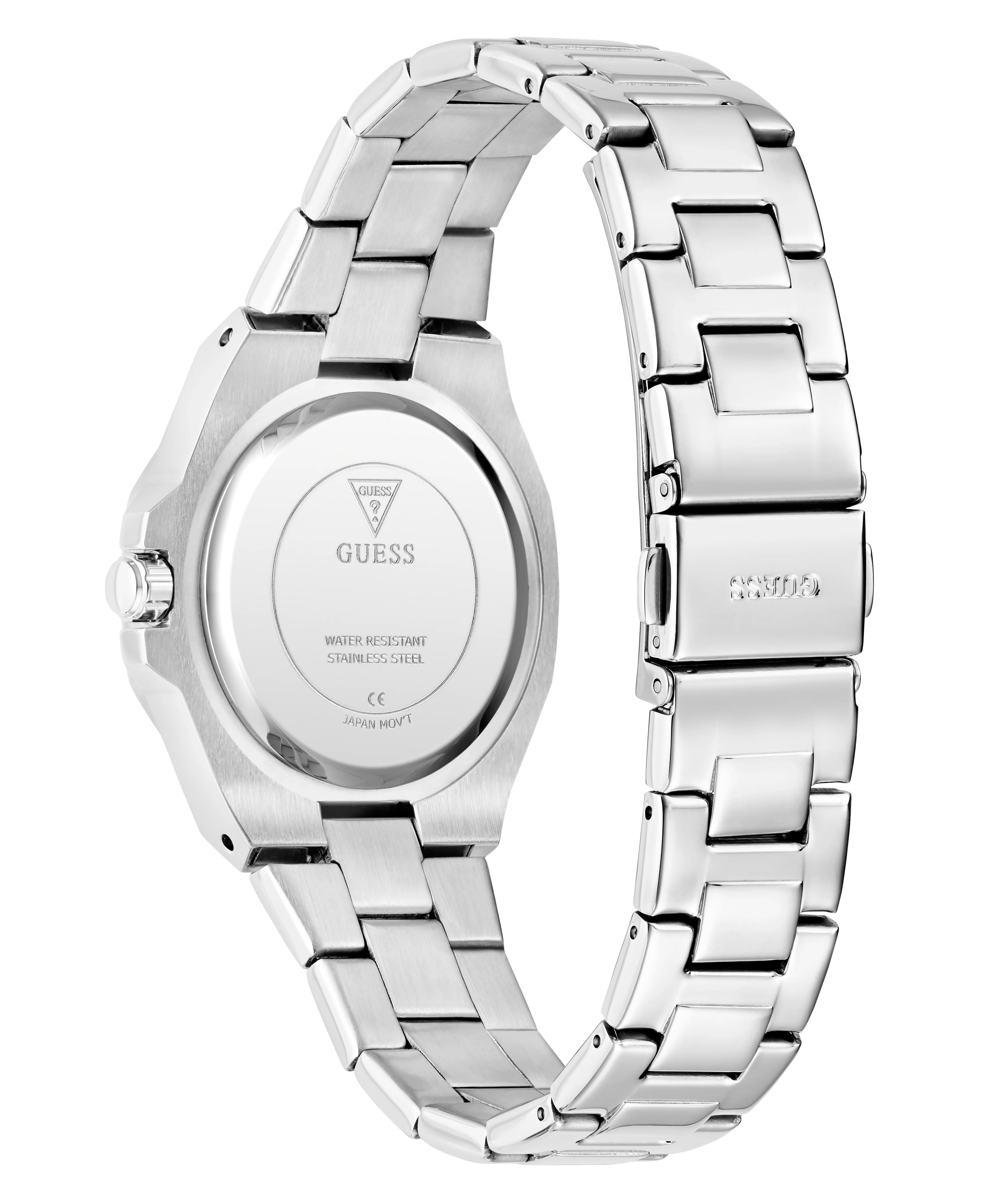 GUESS Ladies Silver Tone Analog Watch - Image 7