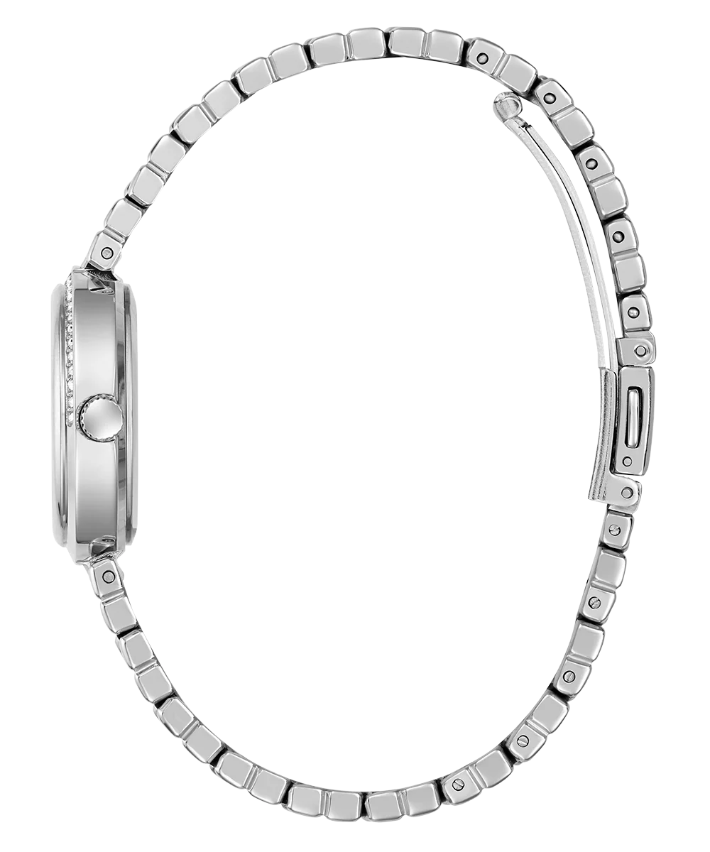 GUESS Ladies Silver Tone Analog Watch - Image 8