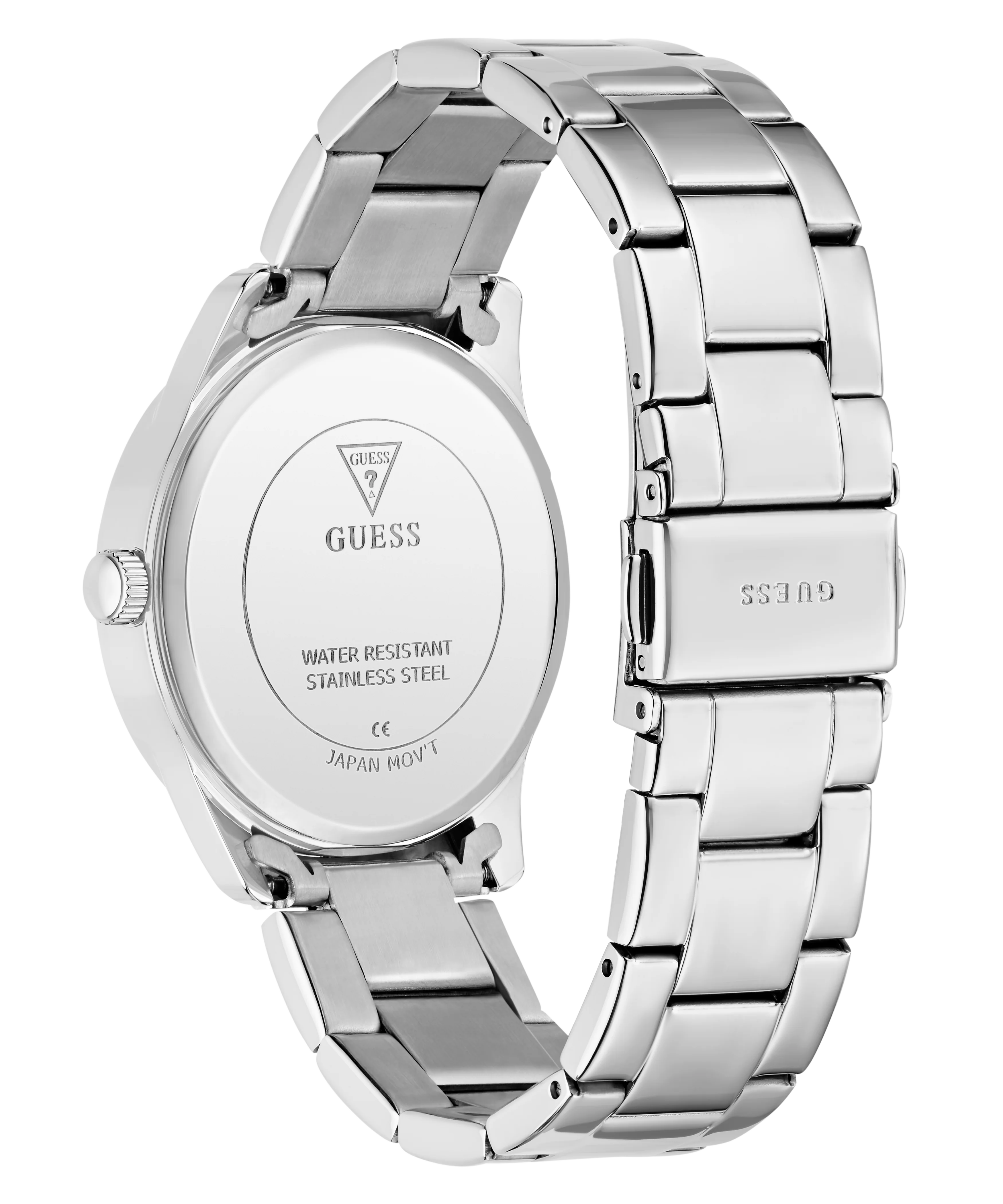 GUESS Ladies Silver Tone Analog Watch - Image 8