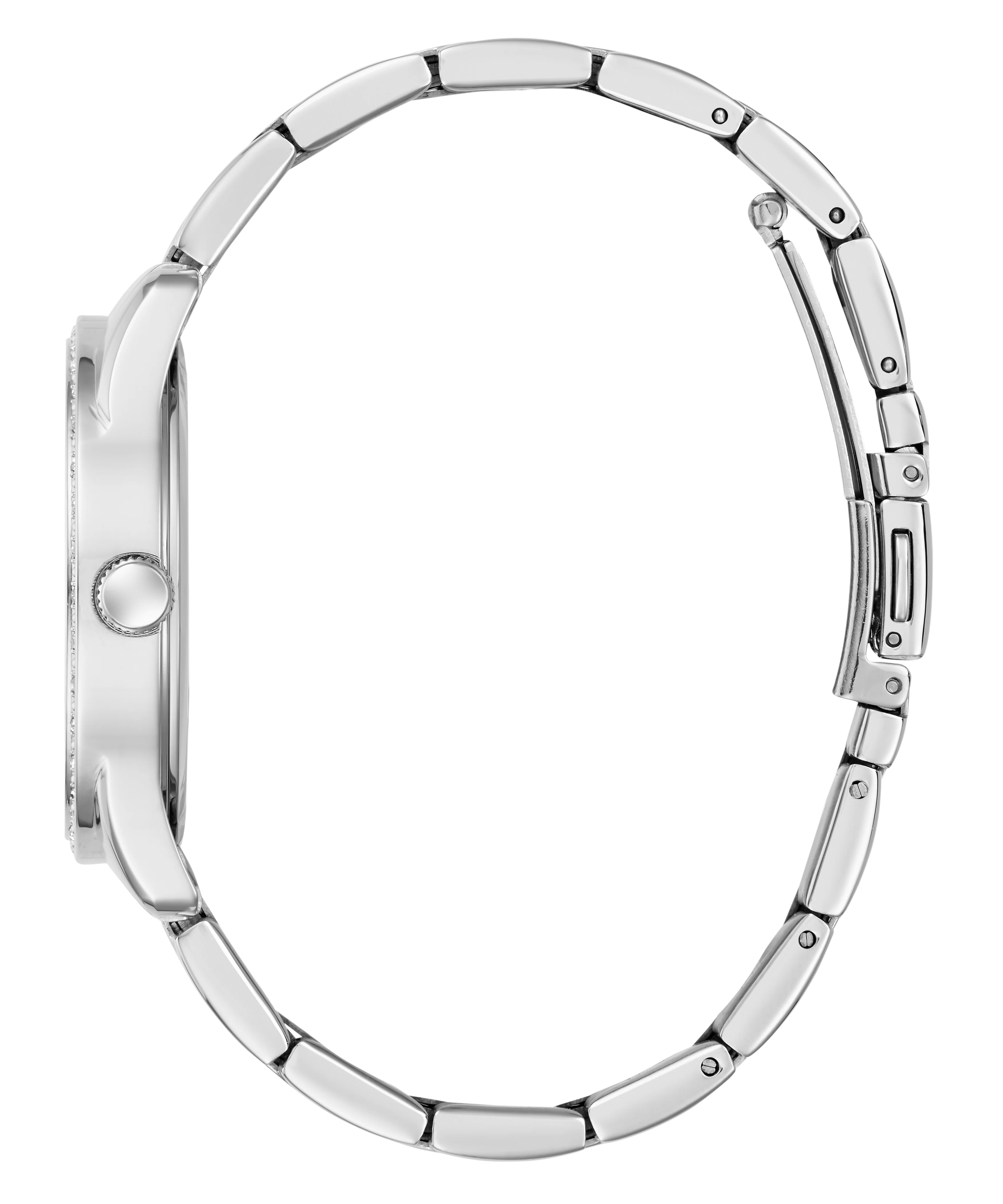 GUESS Ladies Silver Tone Analog Watch - Image 9