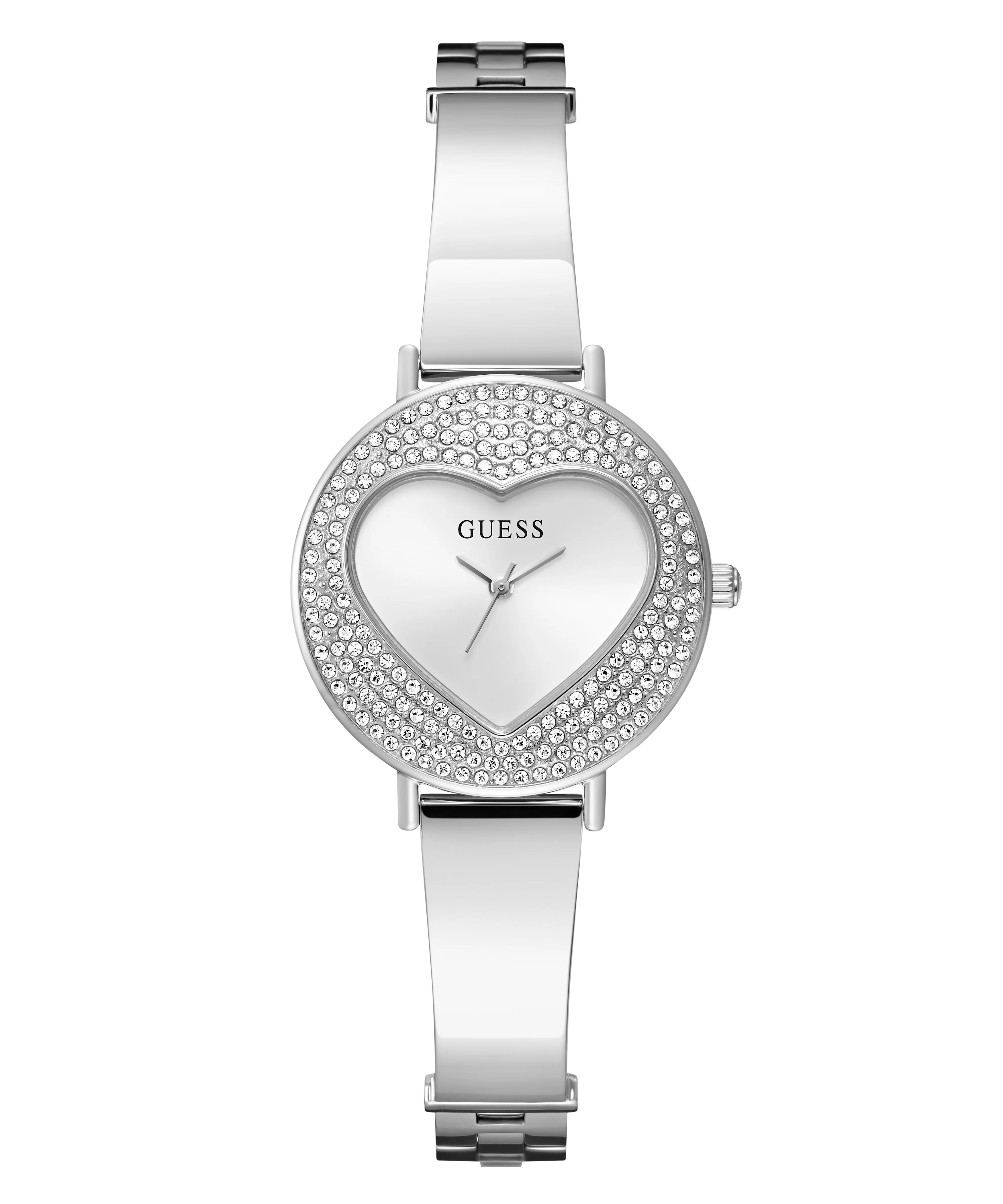 GUESS Ladies Silver Tone Analog Watch - Image 7