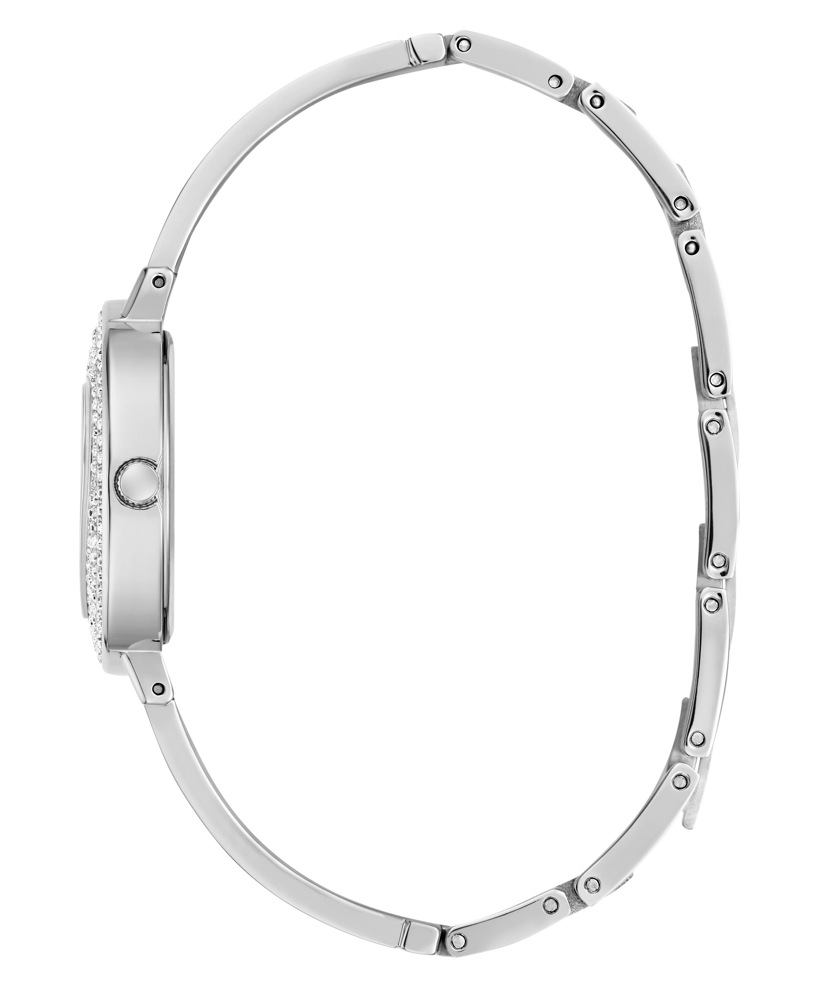 GUESS Ladies Silver Tone Analog Watch - Image 9