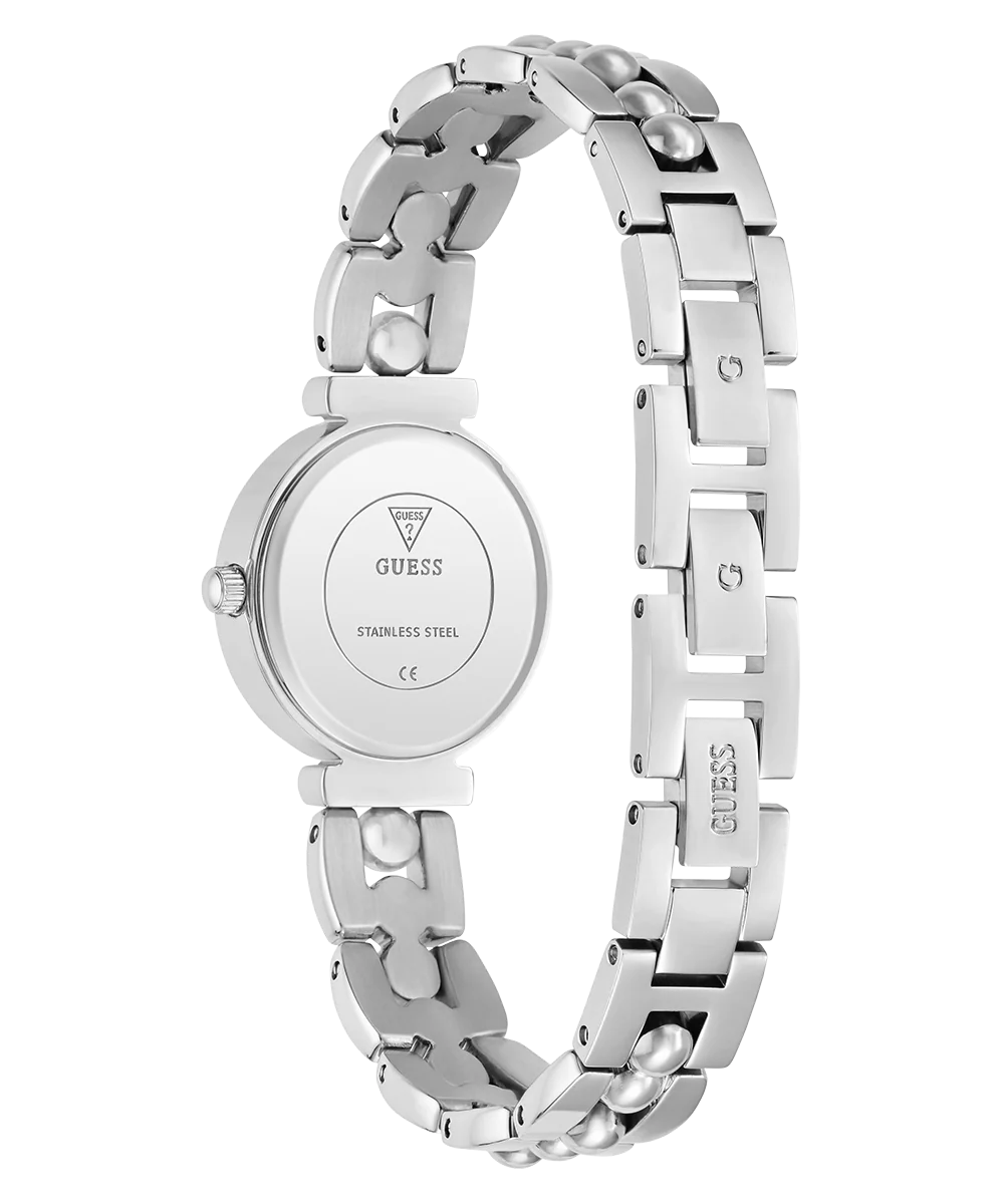 GUESS Ladies Silver Tone Analog Watch - Image 7
