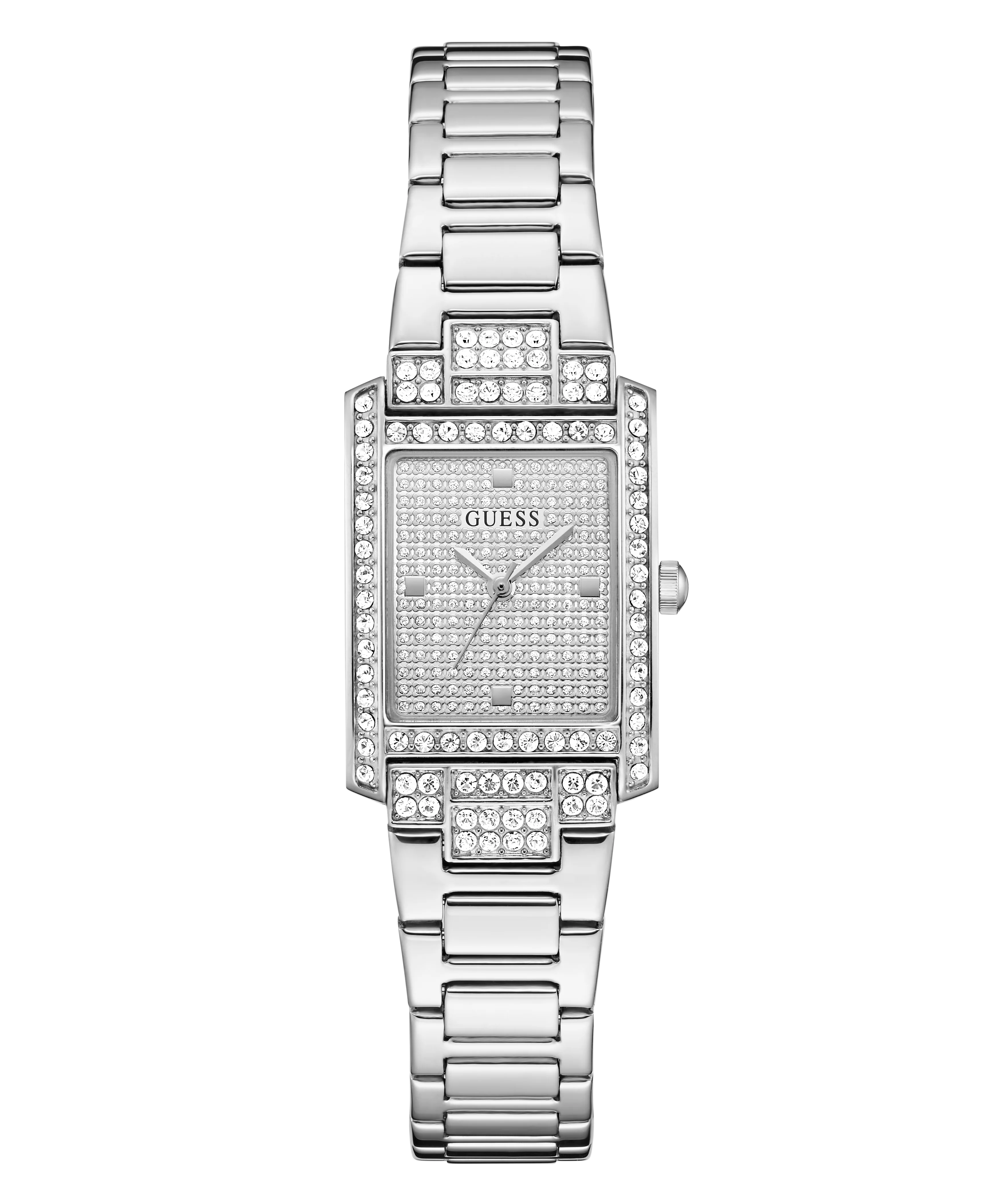 GUESS Ladies Silver Tone Analog Watch - Image 6