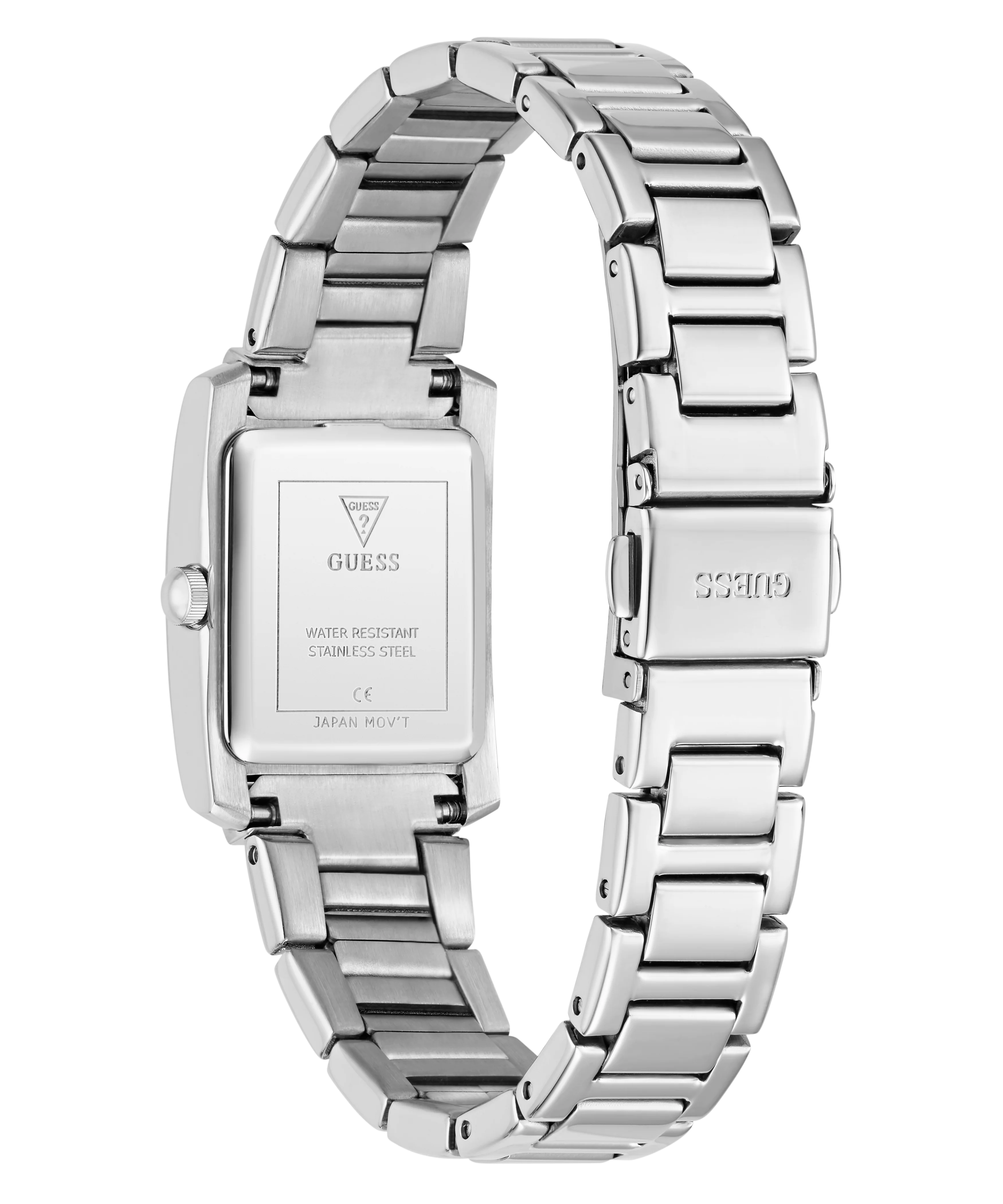 GUESS Ladies Silver Tone Analog Watch - Image 7