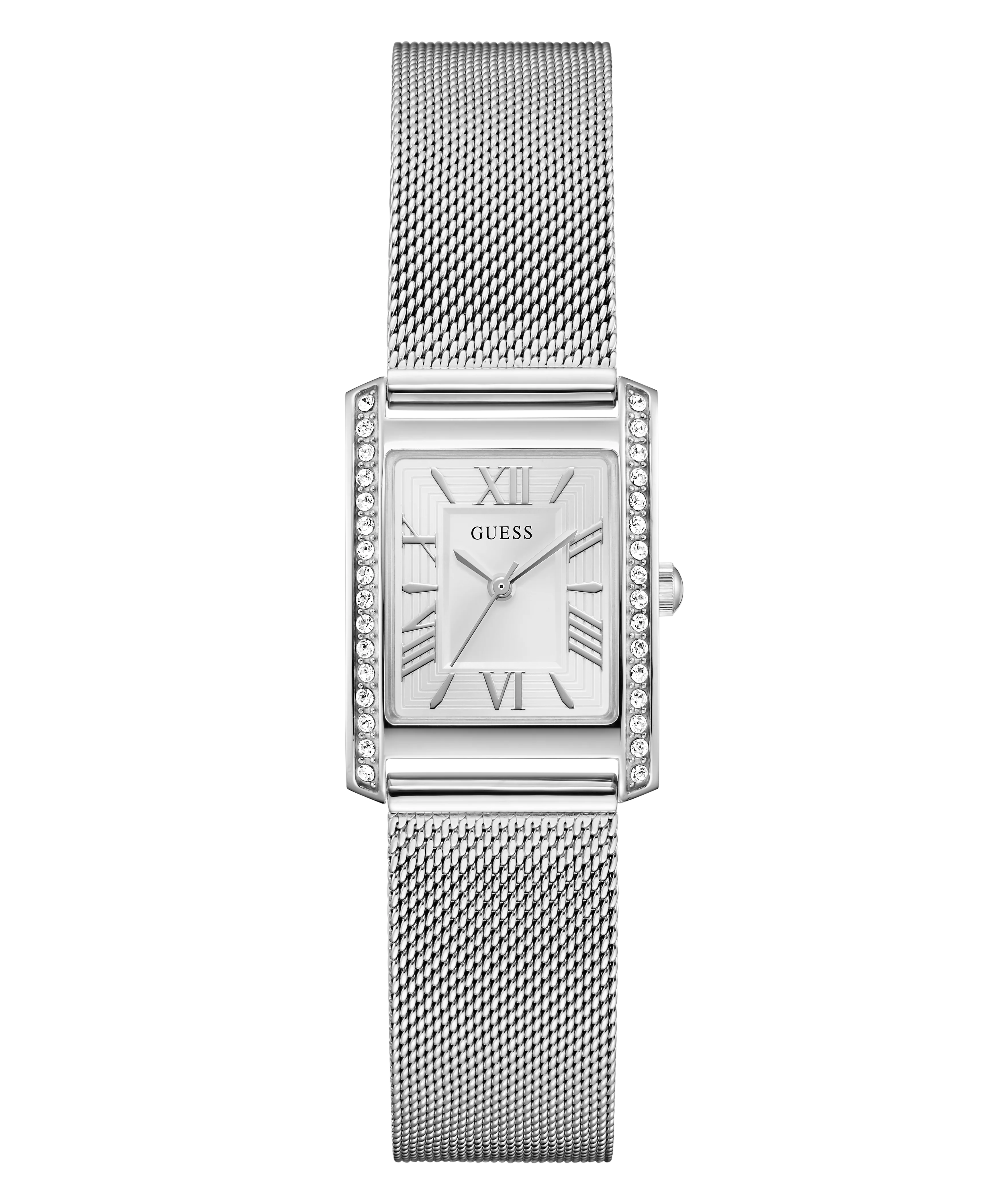 GUESS Ladies Silver Tone Analog Watch - Image 6