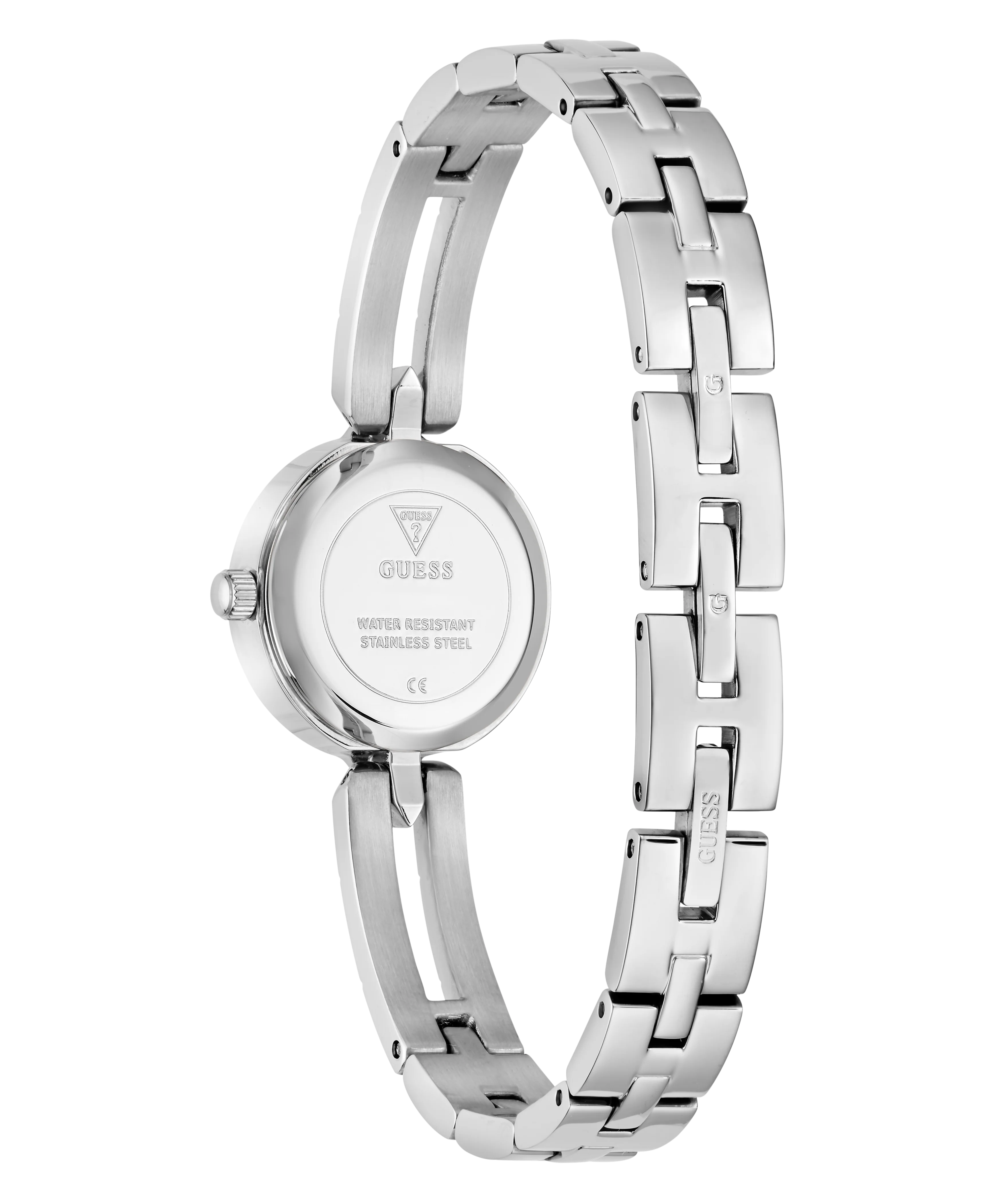 GUESS Ladies Silver Tone Analog Watch - Image 7