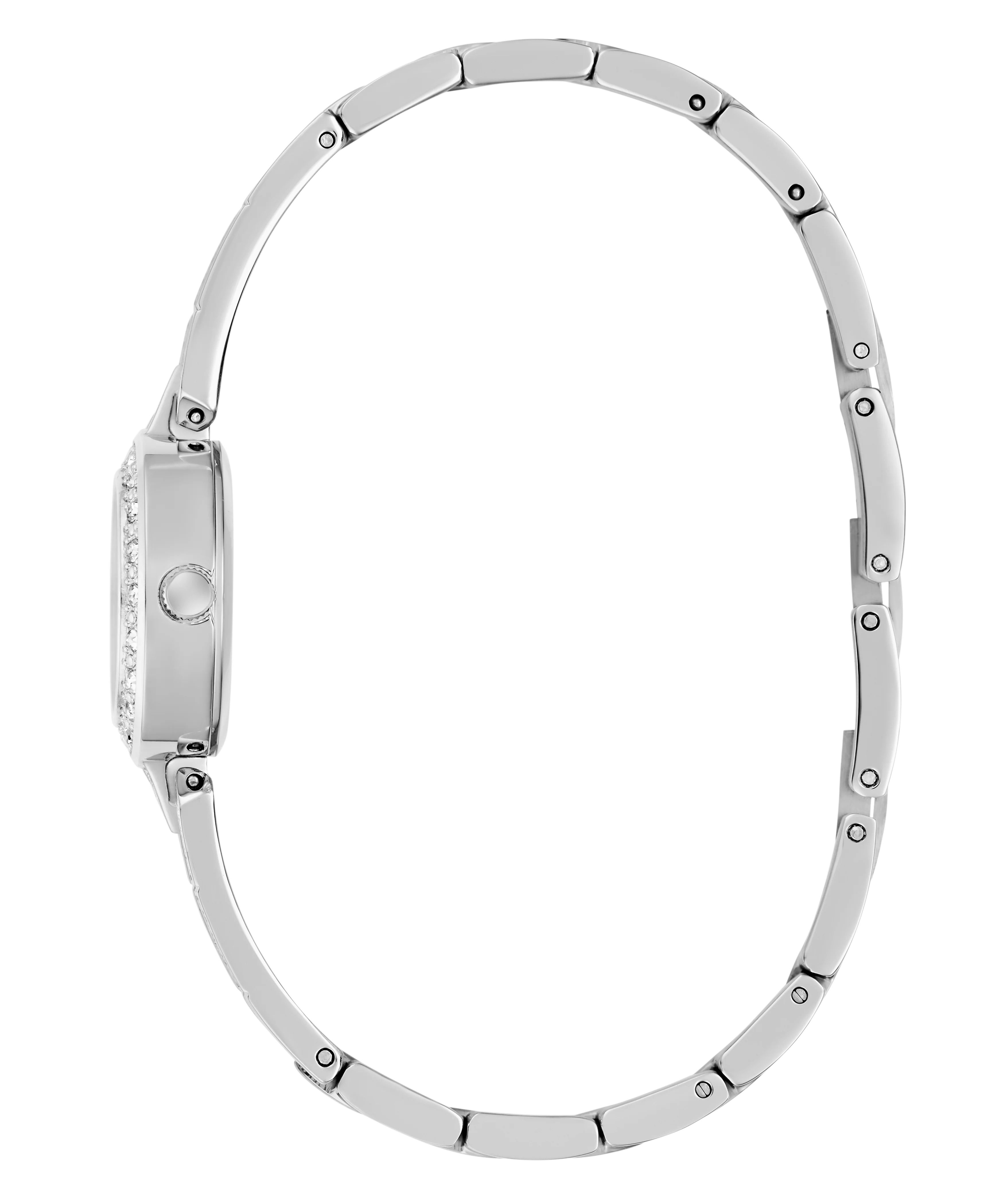 GUESS Ladies Silver Tone Analog Watch - Image 8
