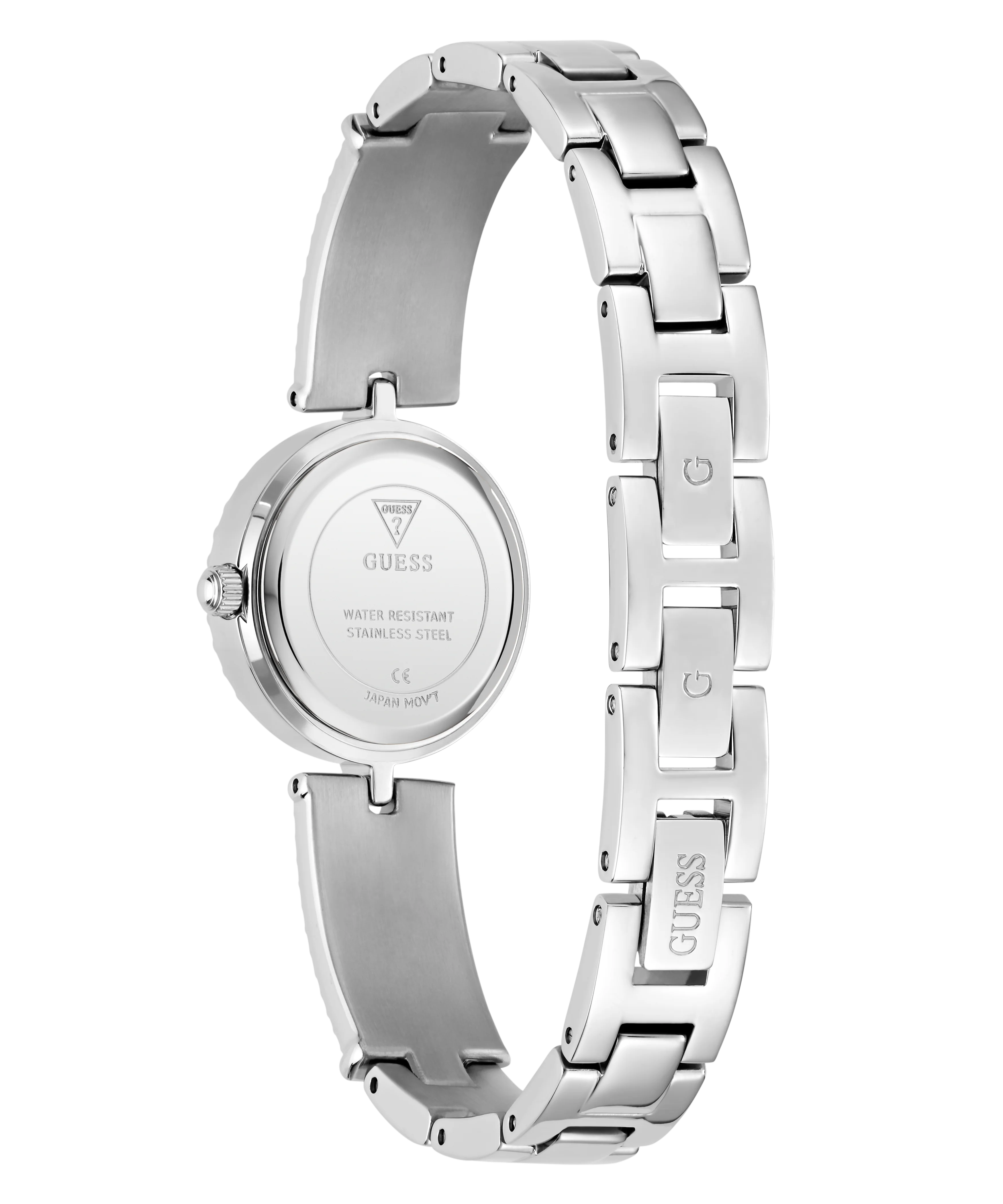 GUESS Ladies Silver Tone Analog Watch - Image 7