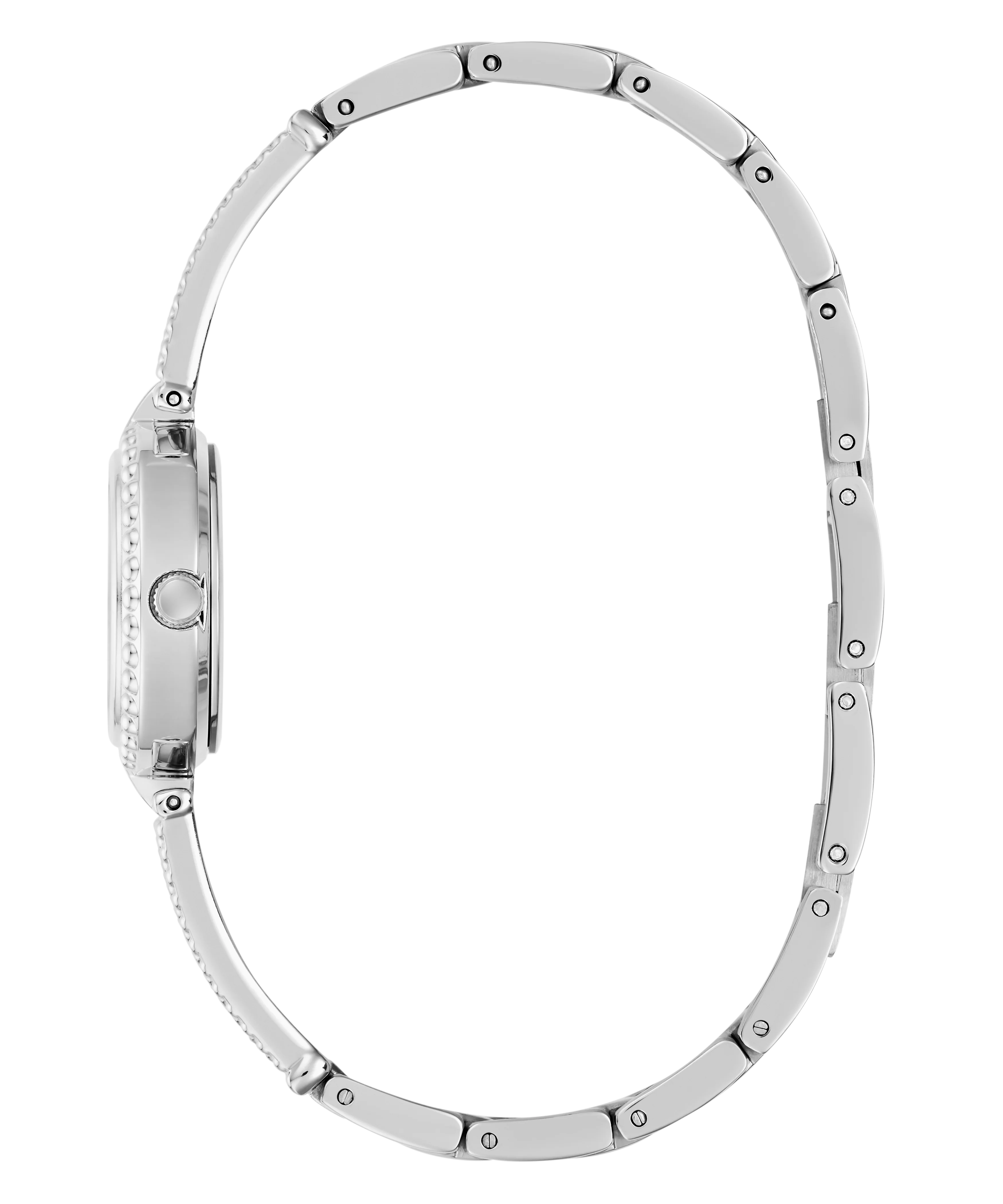 GUESS Ladies Silver Tone Analog Watch - Image 8