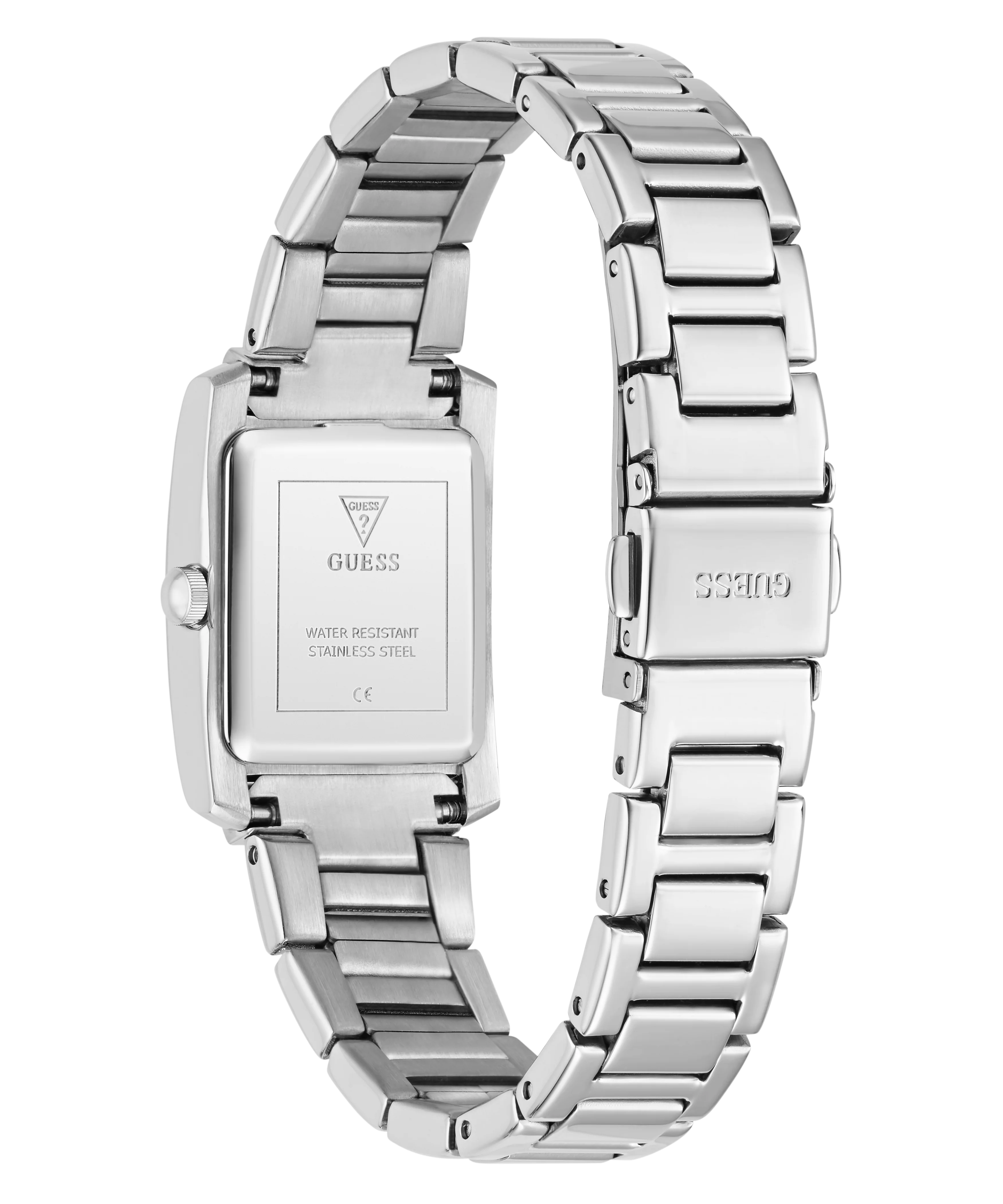 GUESS Ladies Silver Tone Analog Watch - Image 7