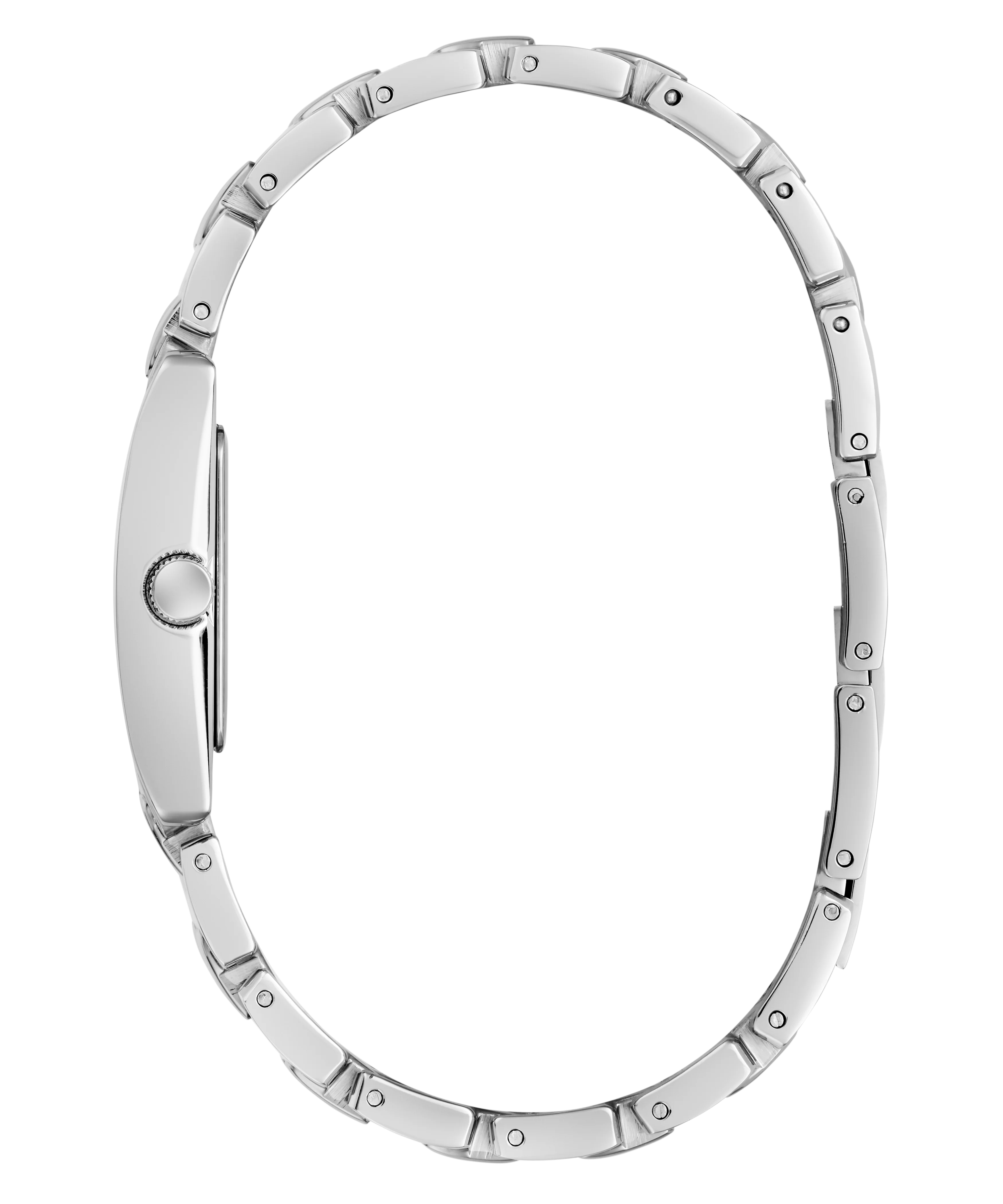 GUESS Ladies Silver Tone Analog Watch - Image 8