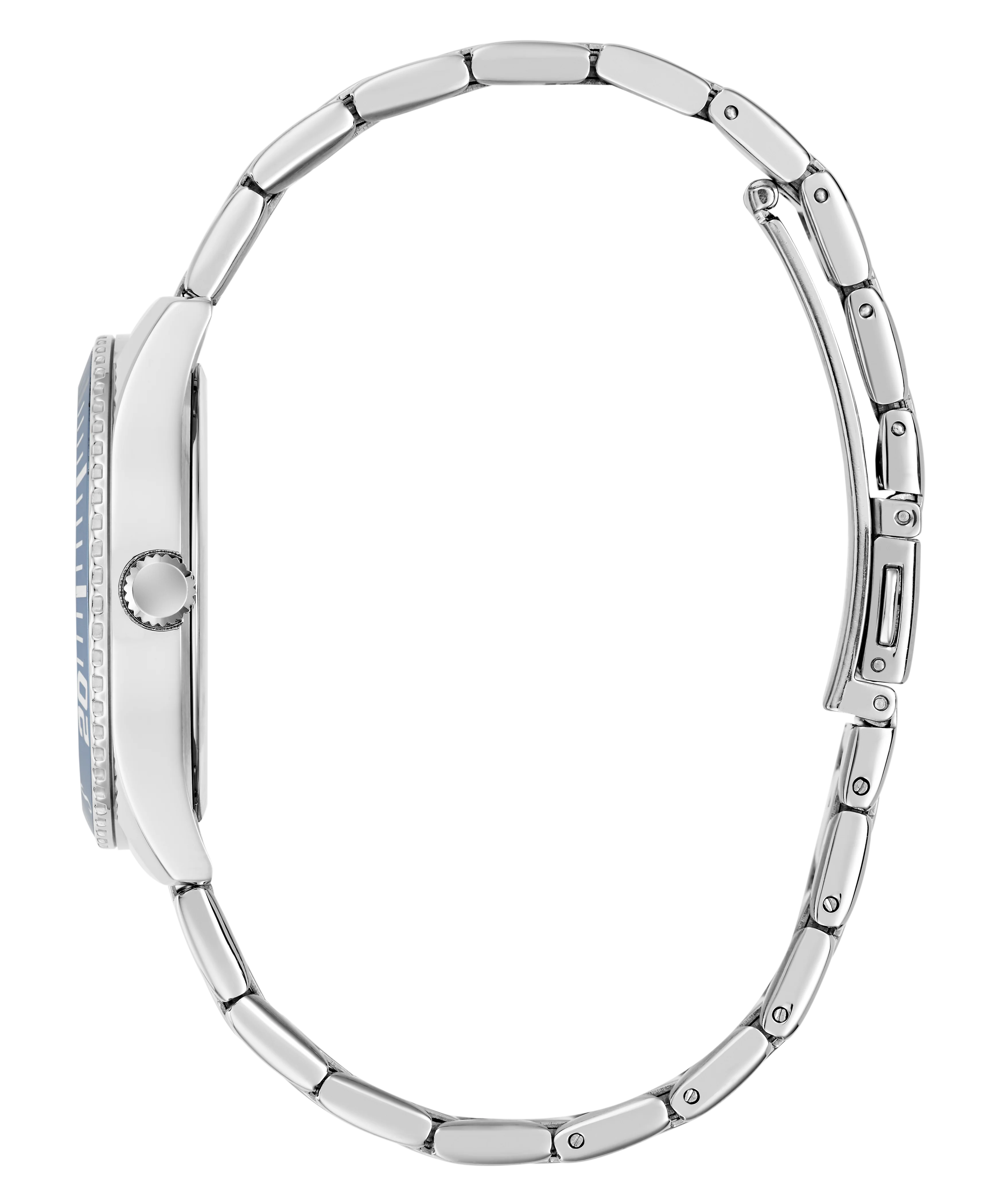 GUESS Ladies Silver Tone Analog Watch - Image 8