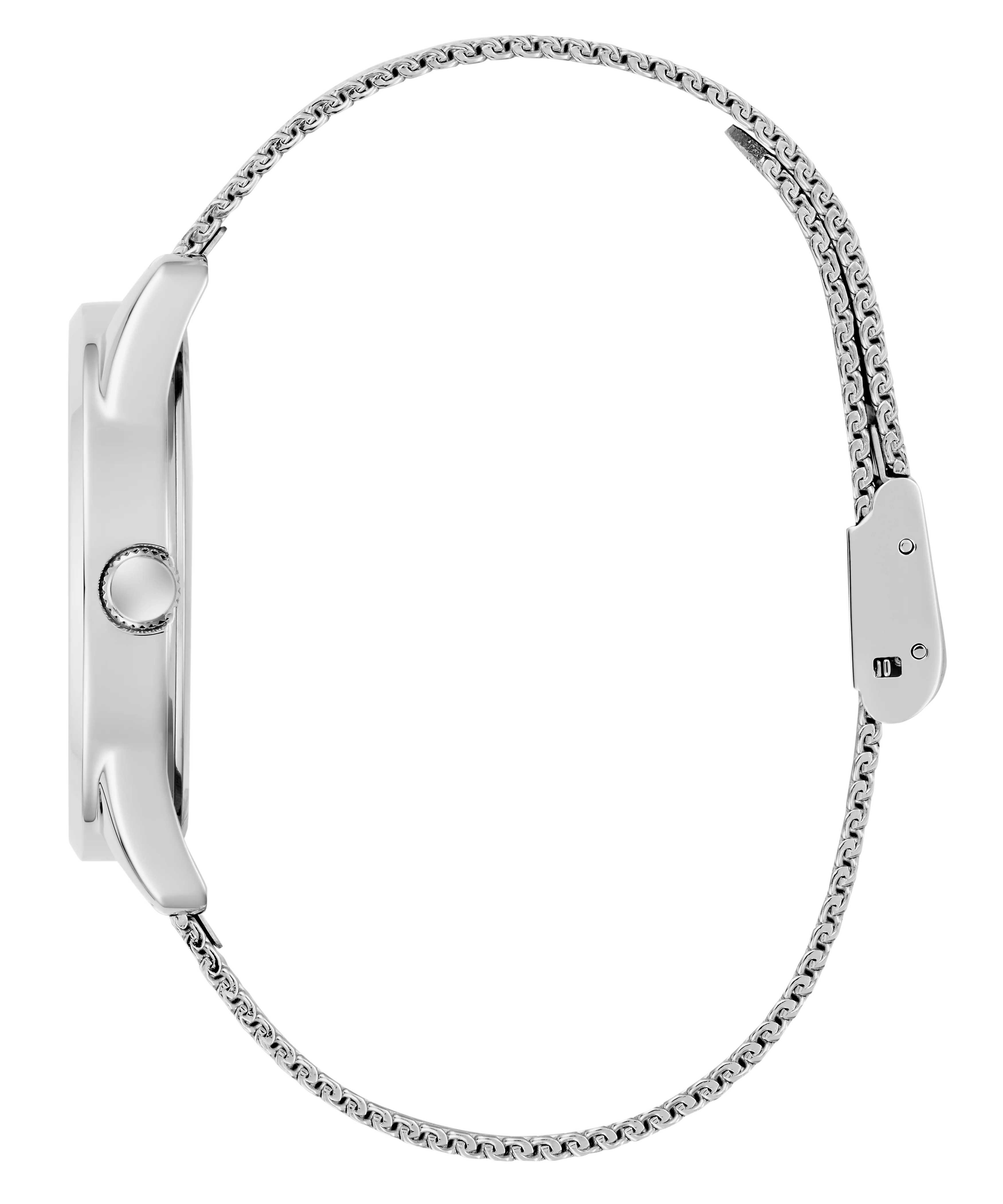 GUESS Ladies Silver Tone Analog Watch - Image 8