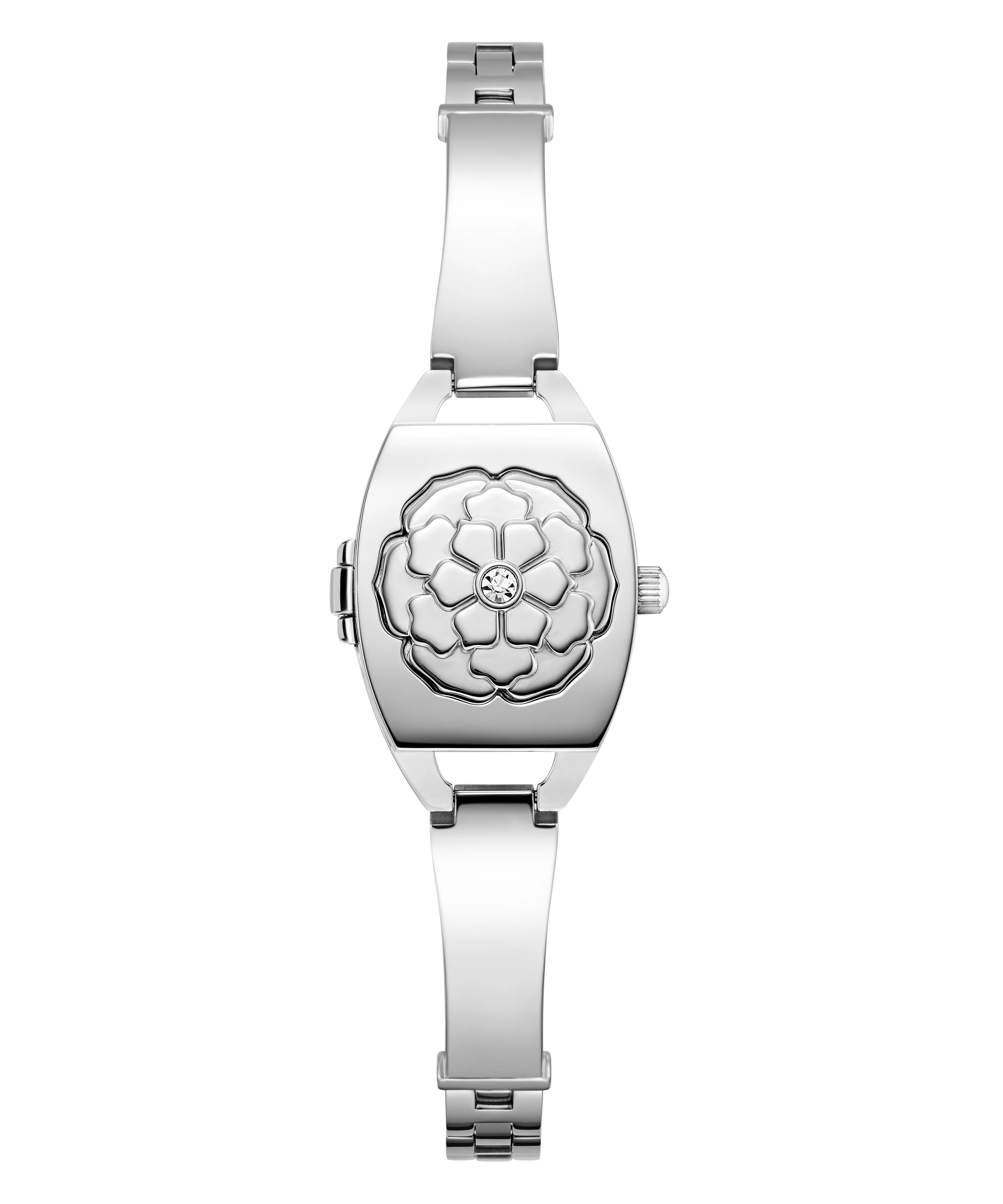 GUESS Ladies Silver Tone Analog Watch - Image 4
