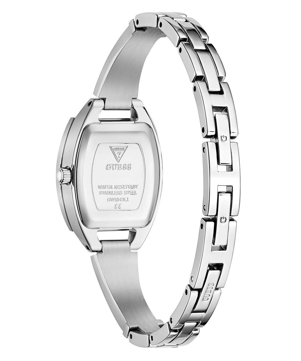 GUESS Ladies Silver Tone Analog Watch - Image 8