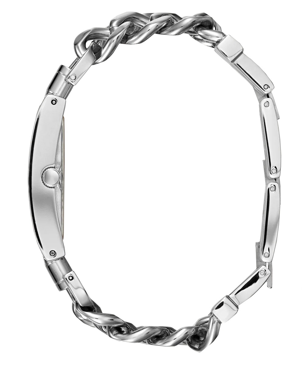 GUESS Ladies Silver Tone Analog Watch - Image 2