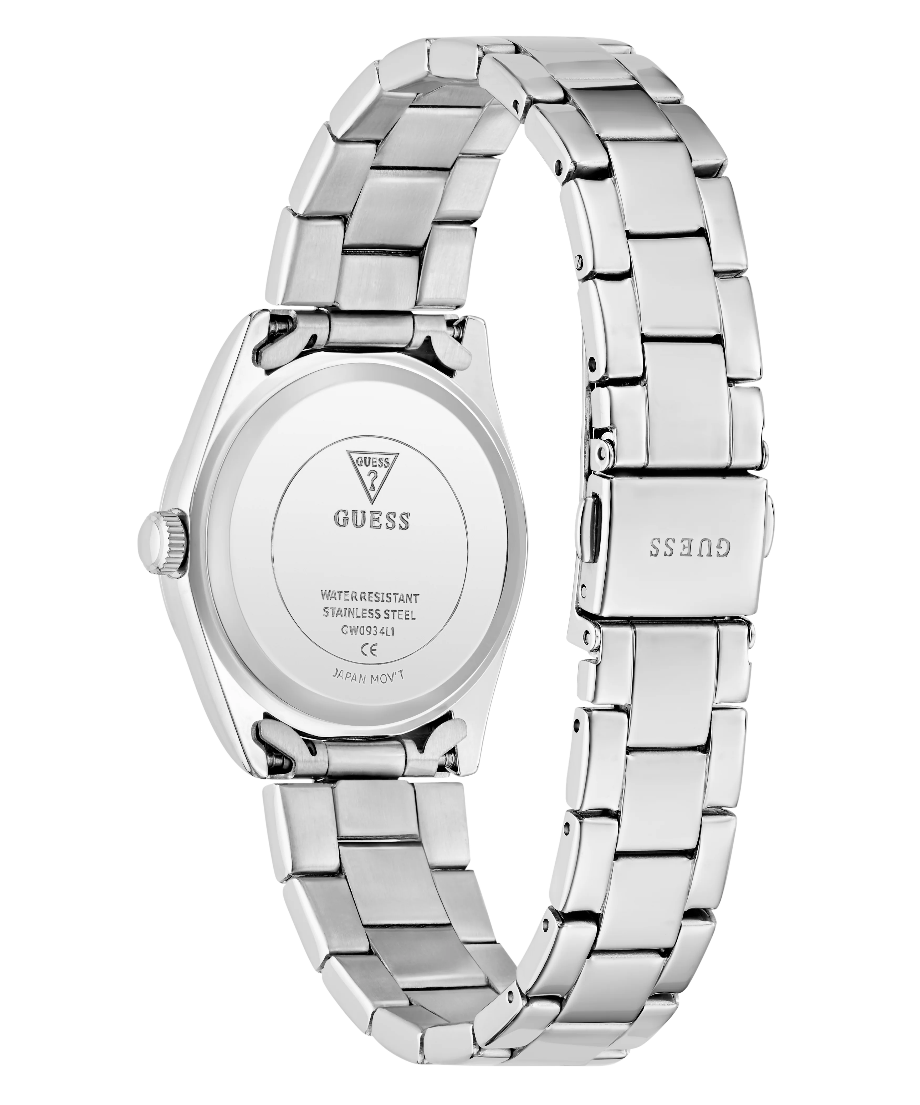 GUESS Ladies Silver Tone Date Watch - Image 7