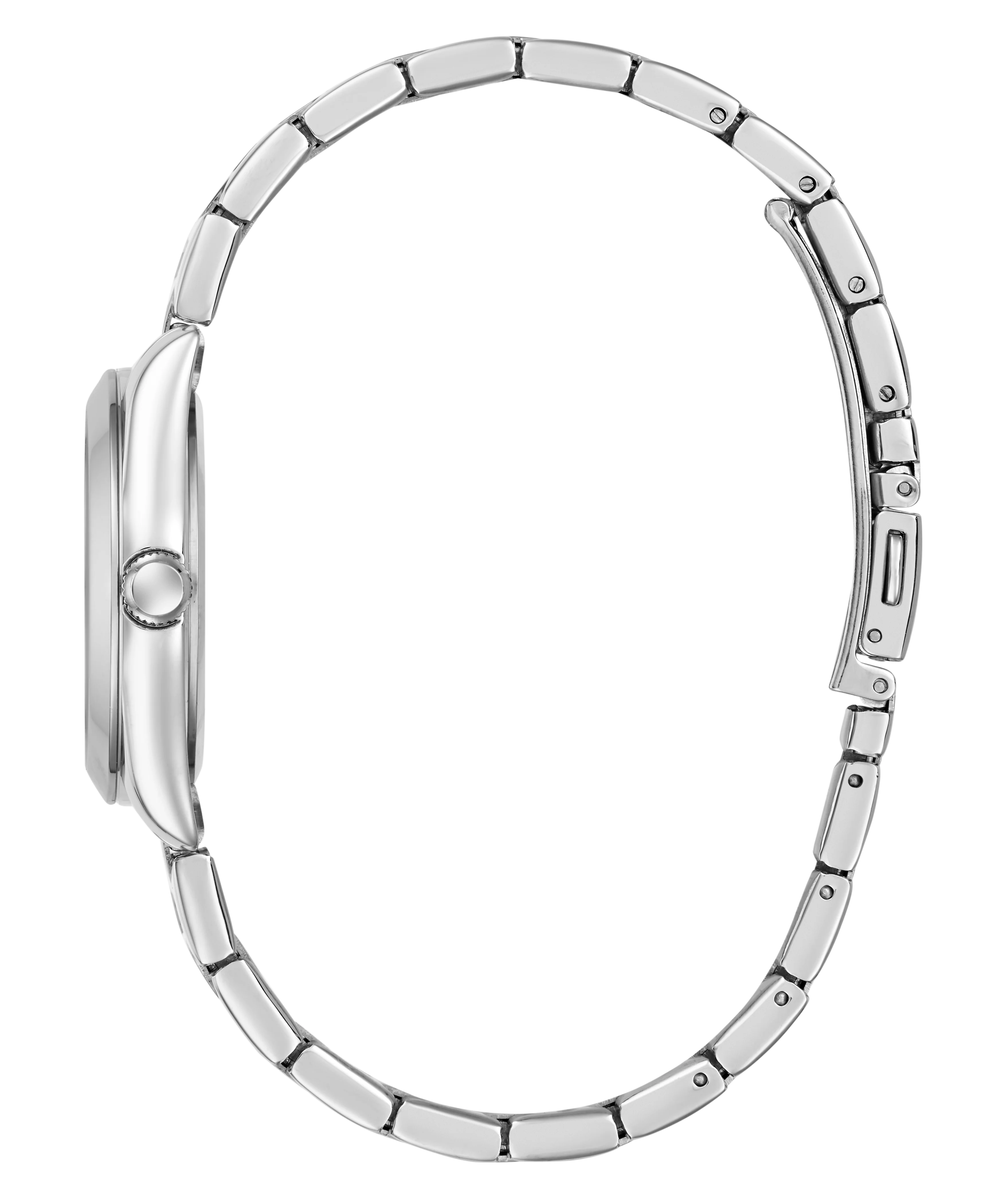 GUESS Ladies Silver Tone Date Watch - Image 8