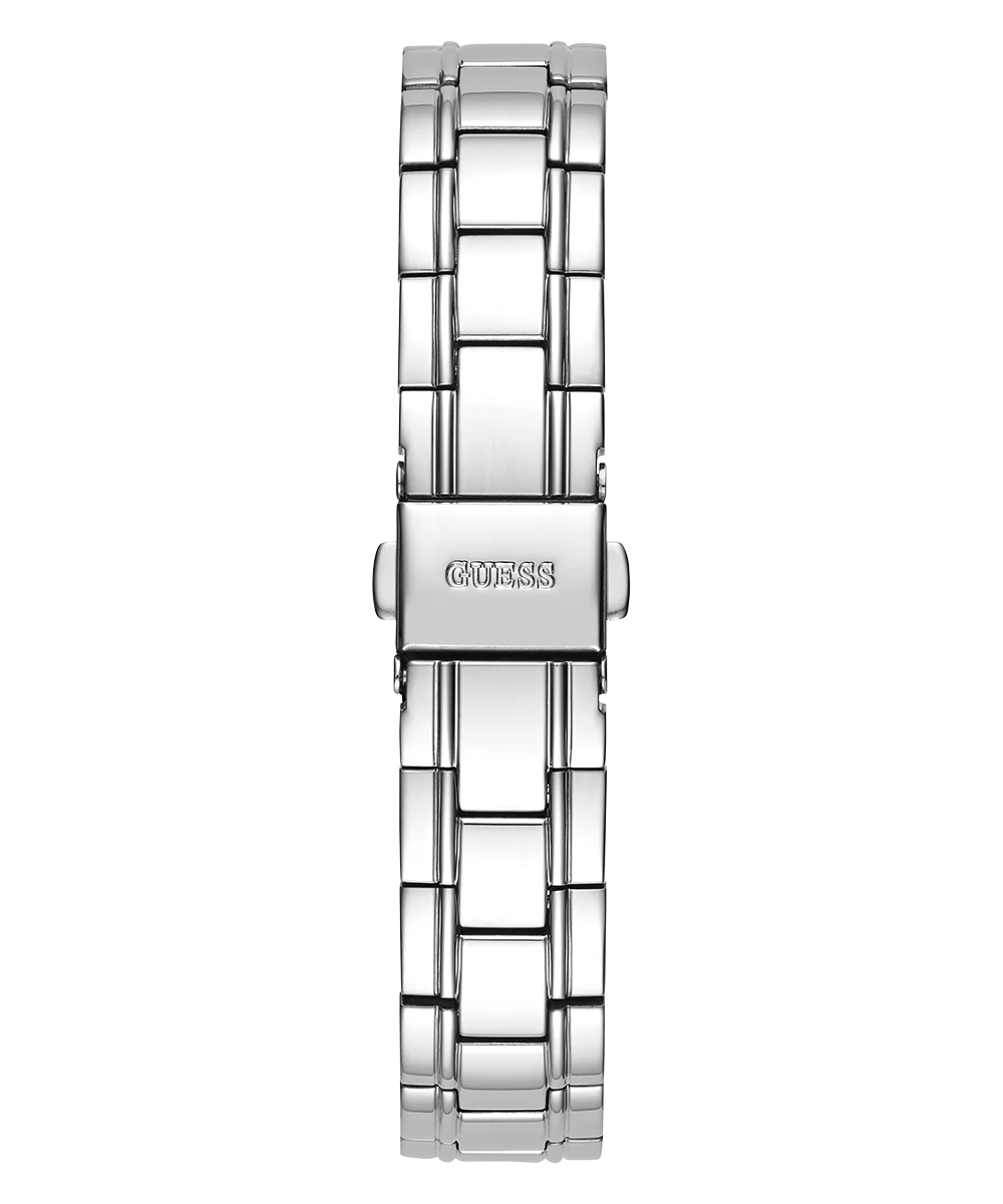 GUESS Ladies Silver Tone Day/Date Watch - Image 5