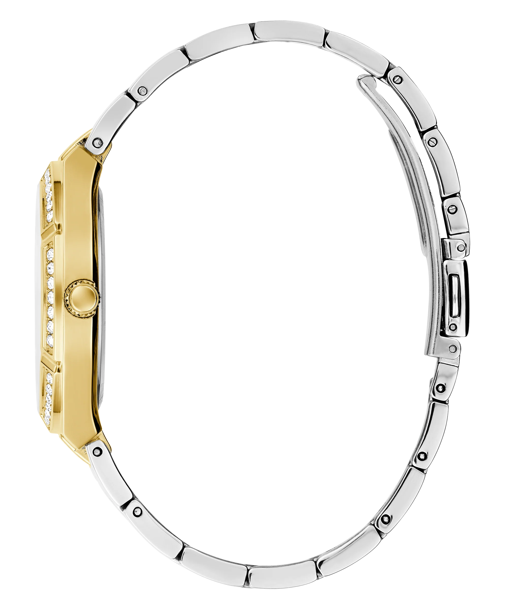 GUESS Ladies Silver Tone/Gold Tone Analog Watch - Image 2