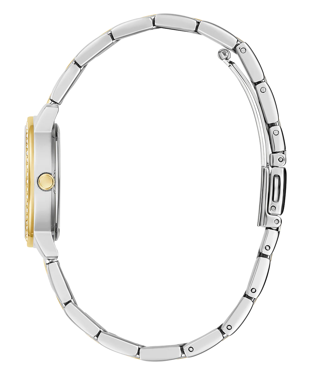 GUESS Ladies Silver Tone/Gold Tone Analog Watch - Image 4