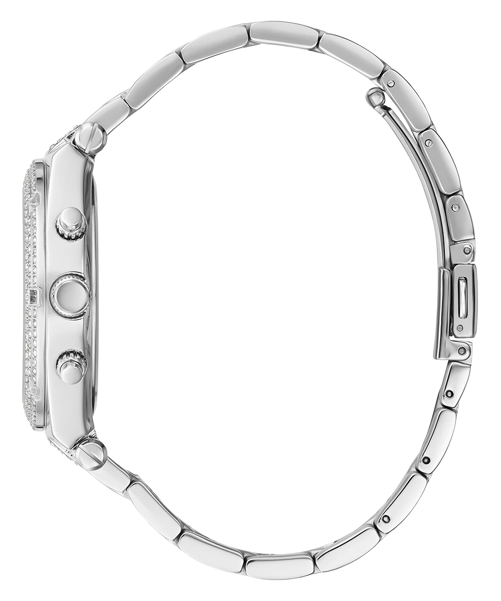 GUESS Ladies Silver Tone Multi-function Watch - Image 7
