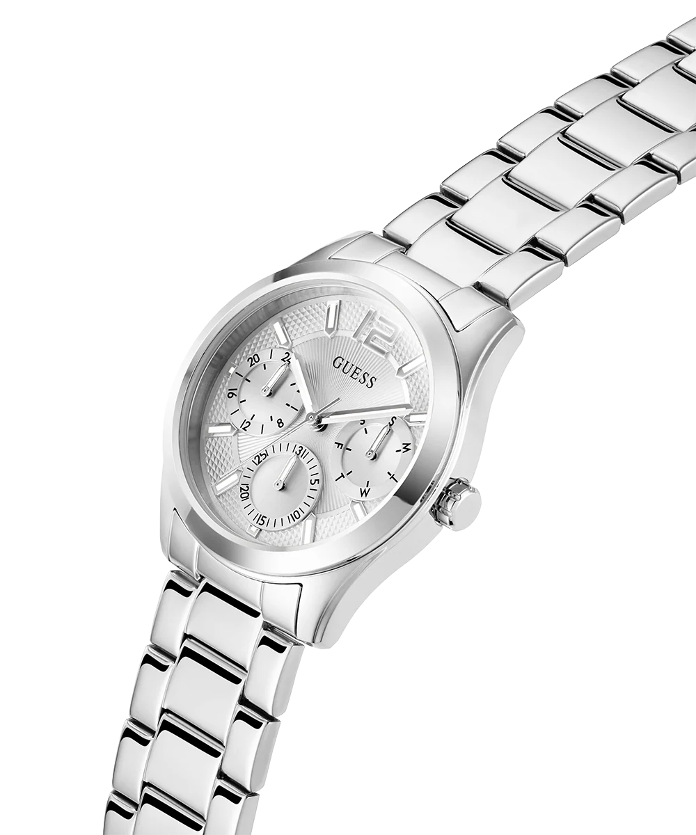 GUESS Ladies Silver Tone Multi-function Watch - Image 2