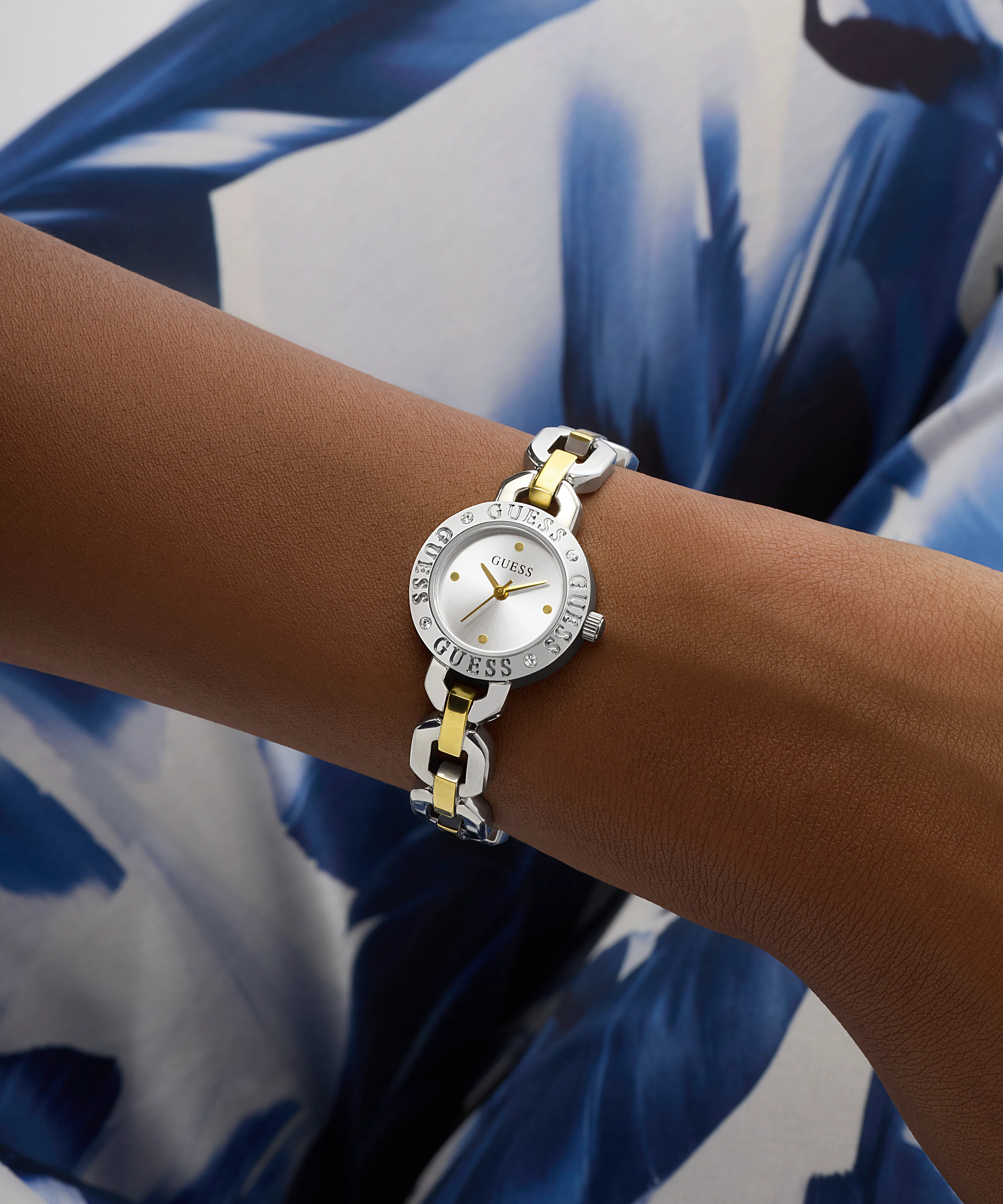 GUESS Ladies Siren 2-Tone Analog Watch - Image 5