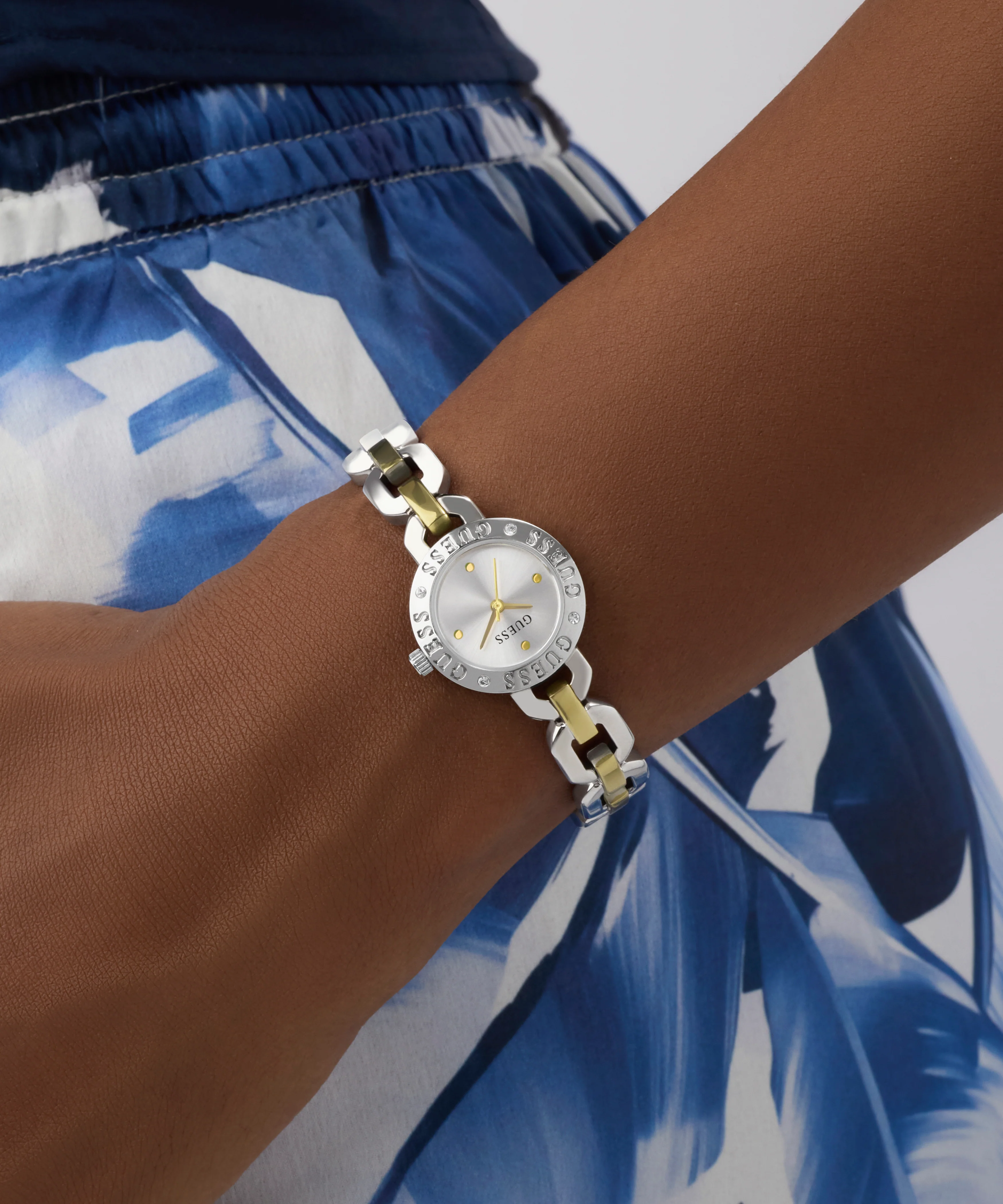 GUESS Ladies Siren 2-Tone Analog Watch - Image 6