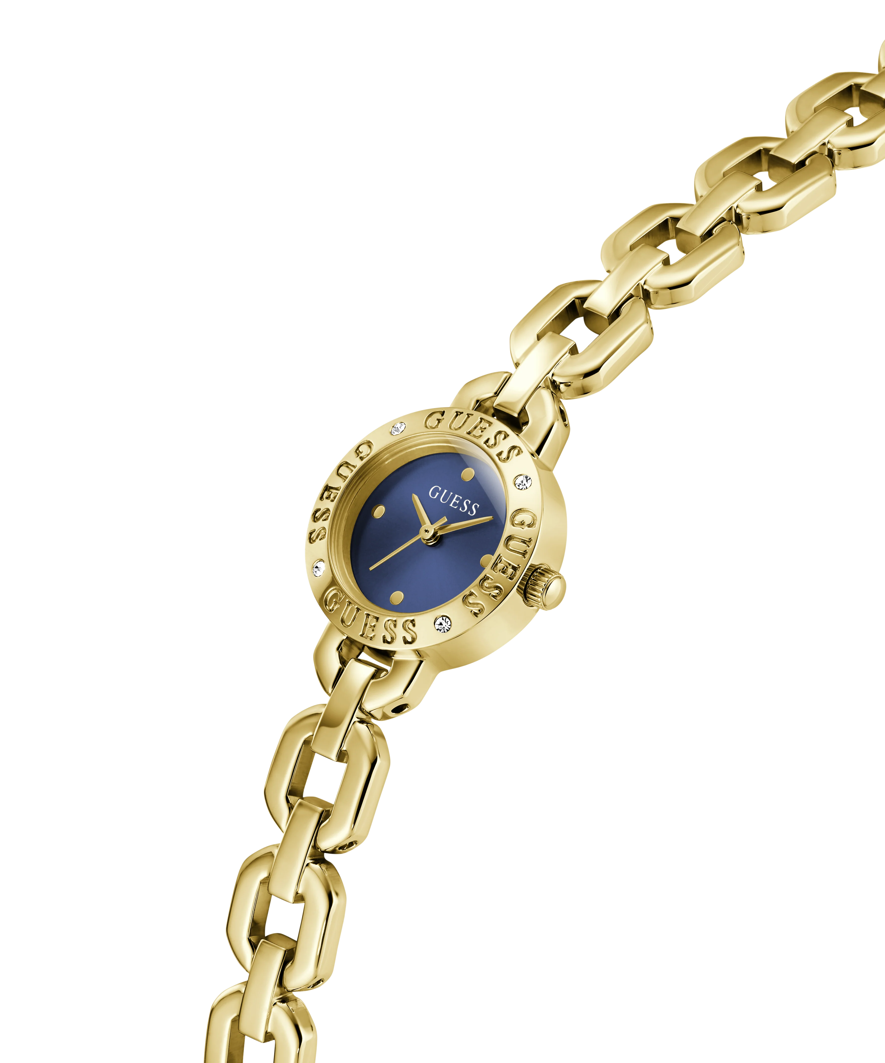GUESS Ladies Siren Gold Tone Analog Watch - Image 2