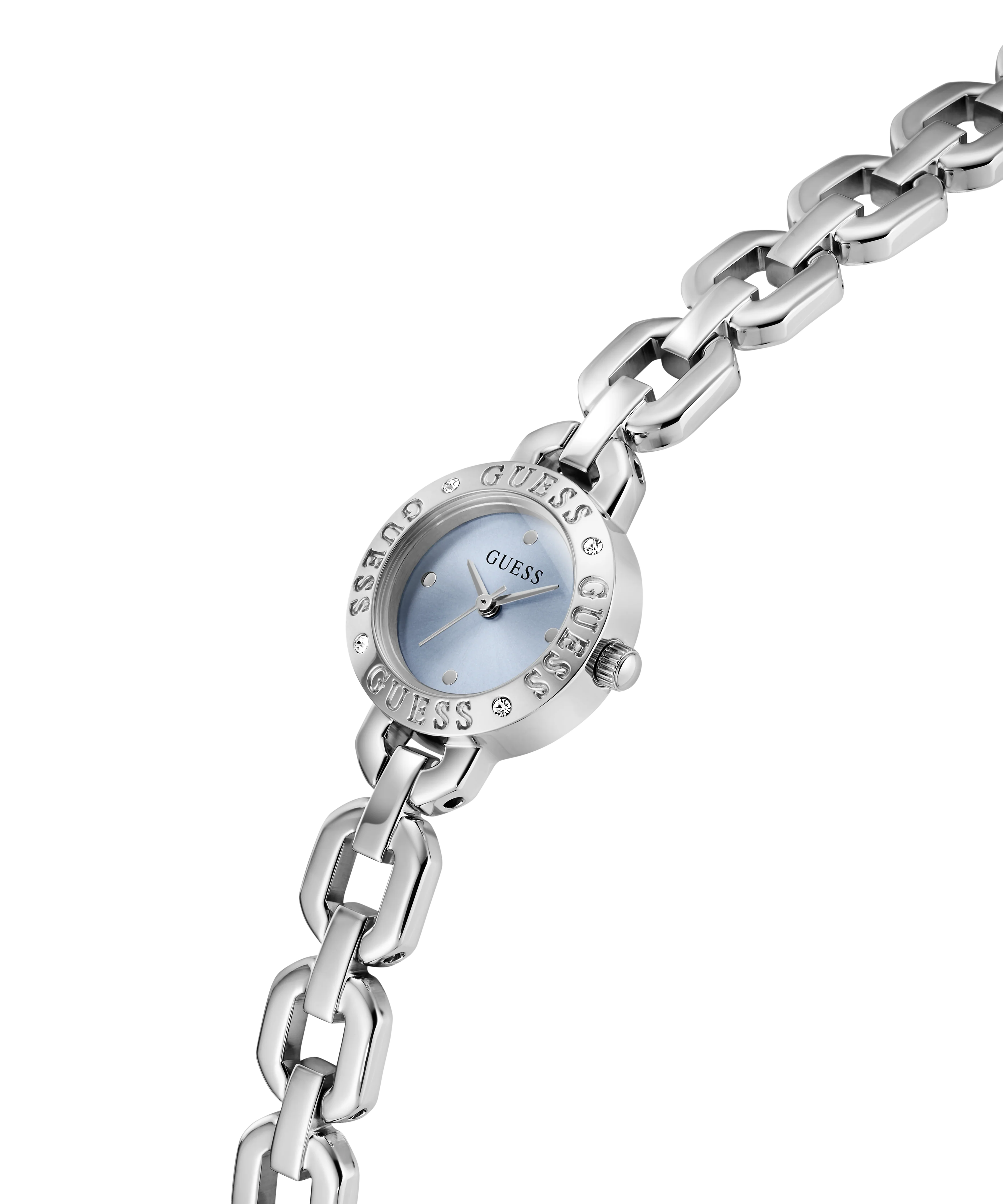 GUESS Ladies Siren Silver Tone Analog Watch - Image 2