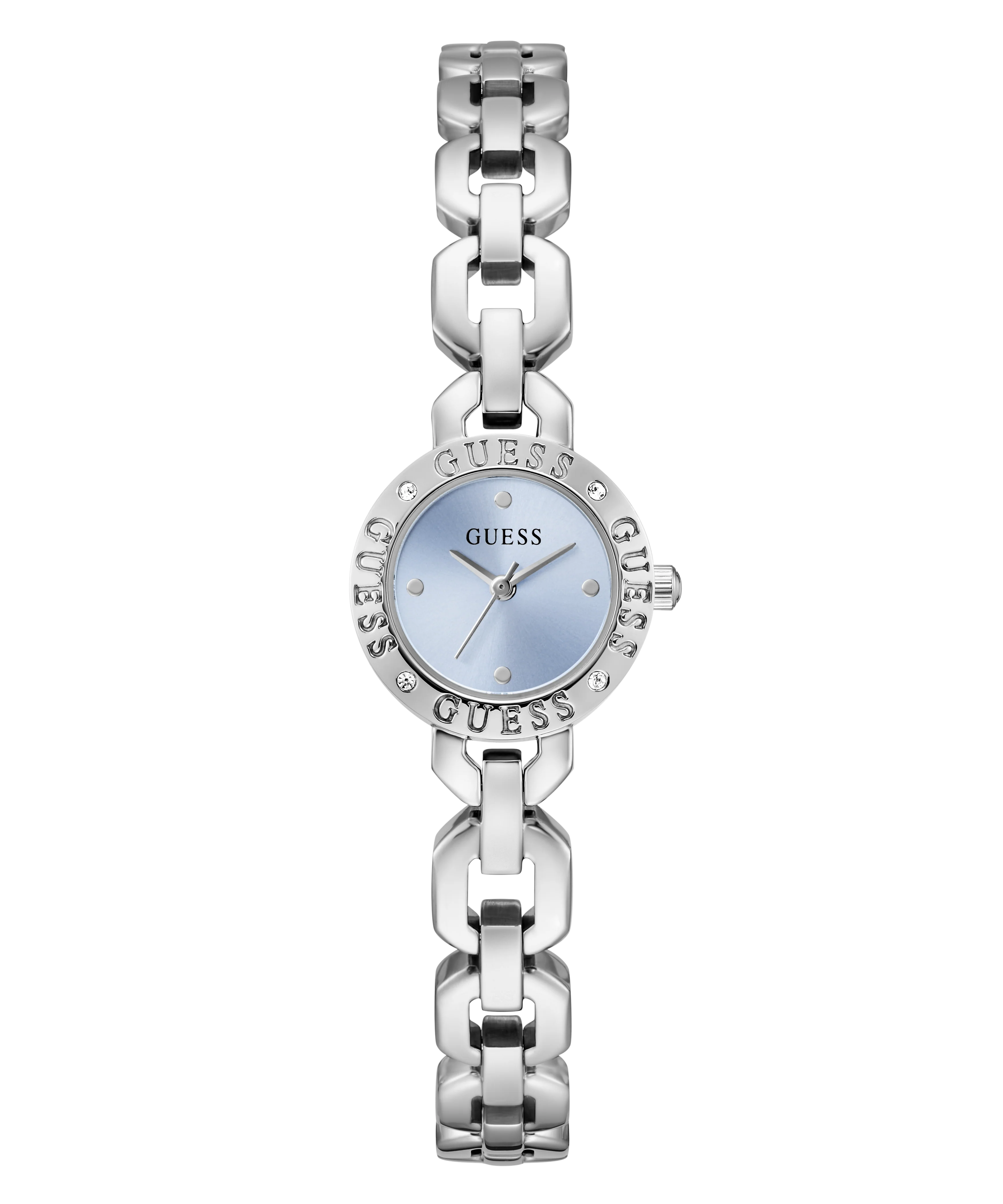 GUESS Ladies Siren Silver Tone Analog Watch - Image 4