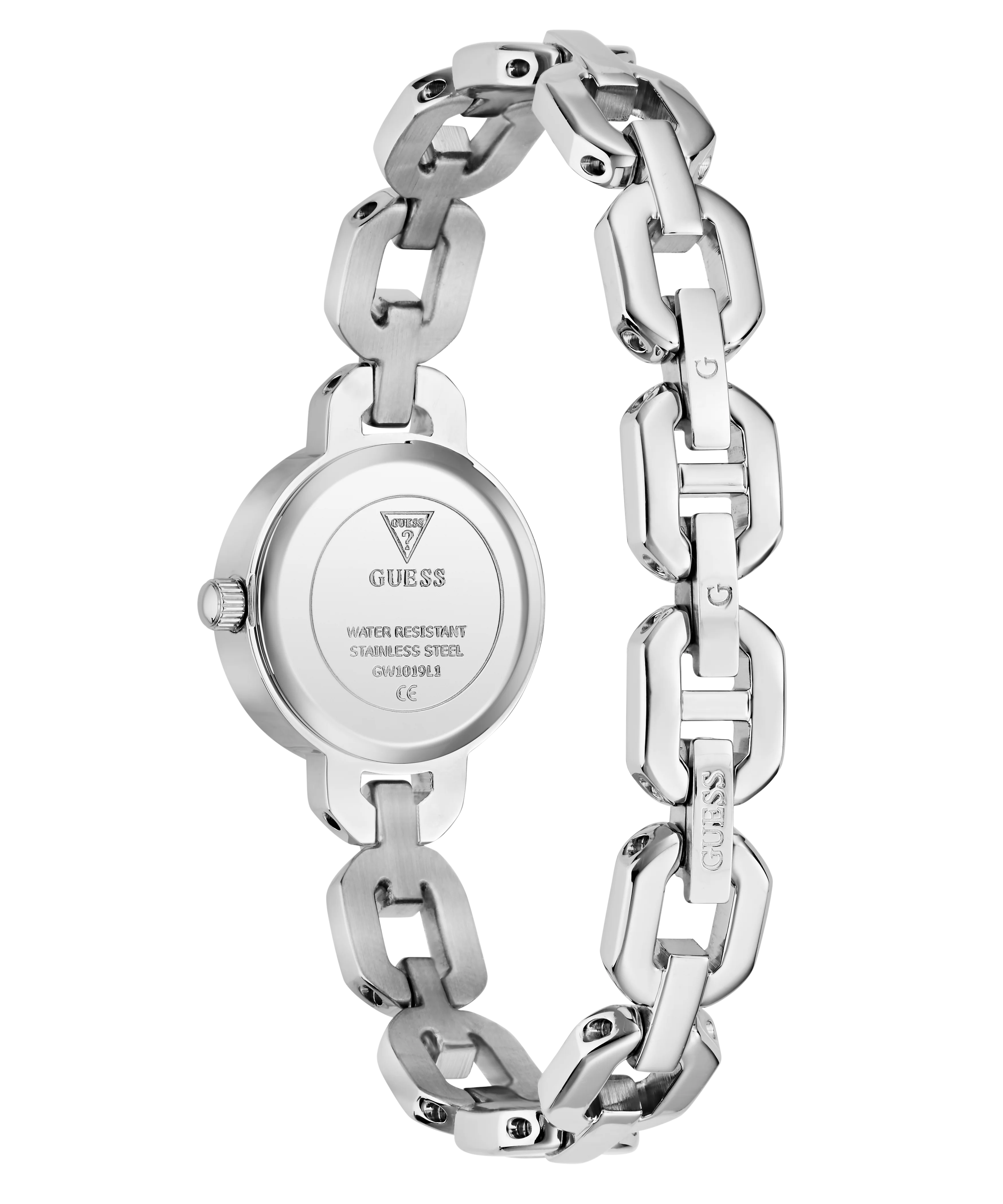 GUESS Ladies Siren Silver Tone Analog Watch - Image 7