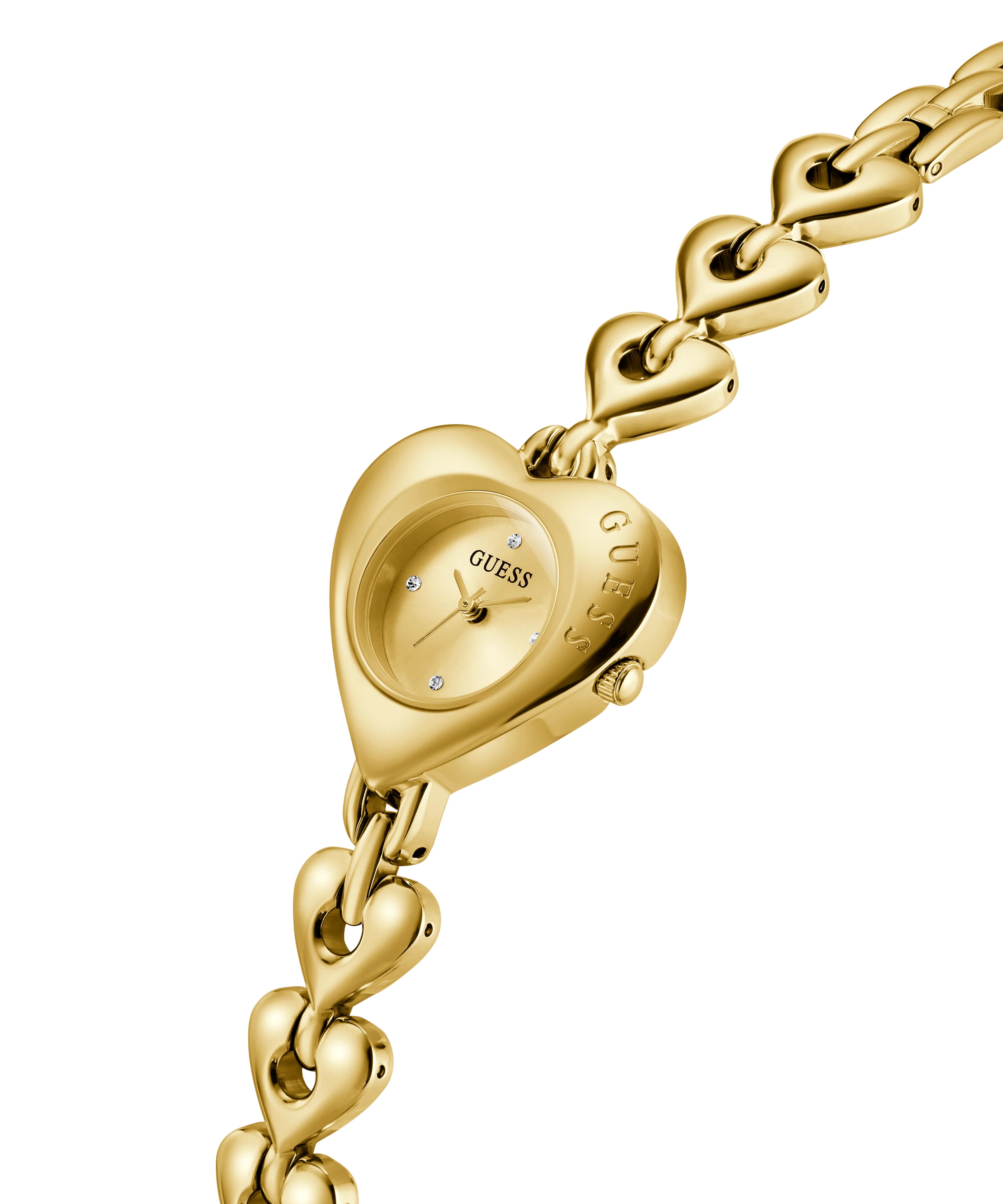 GUESS Ladies Valerie Gold Tone Analog Watch - Image 2