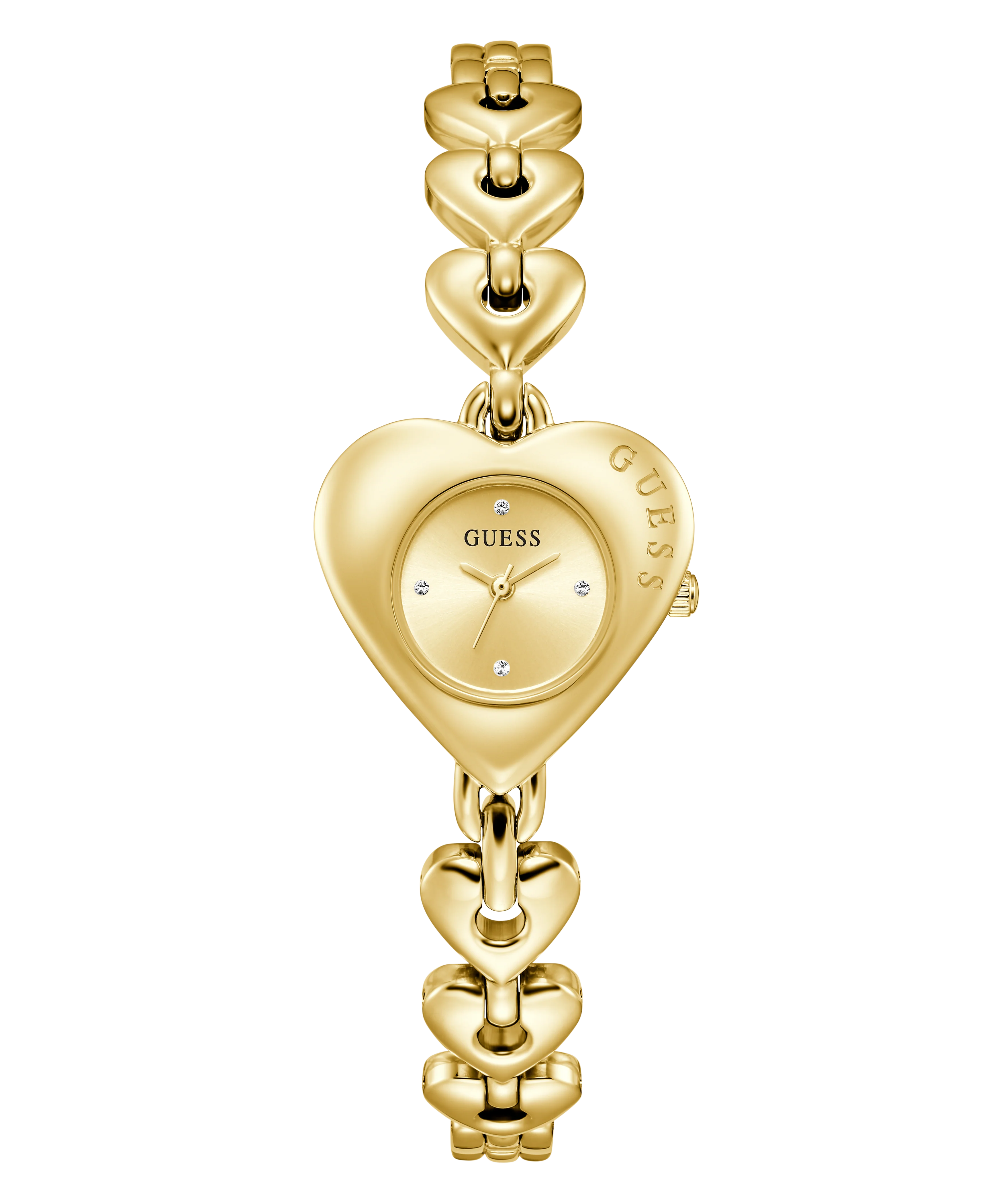 GUESS Ladies Valerie Gold Tone Analog Watch - Image 4