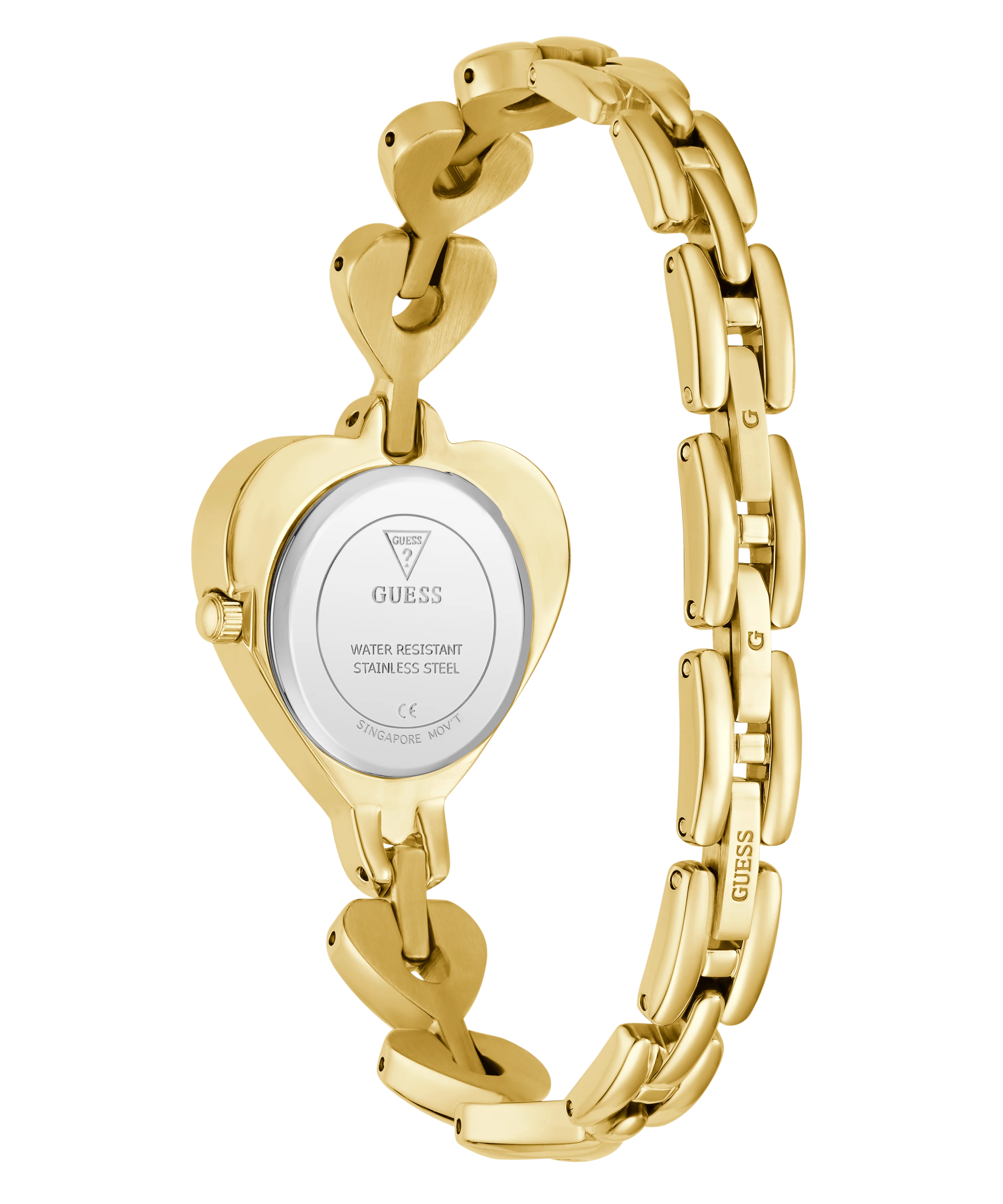GUESS Ladies Valerie Gold Tone Analog Watch - Image 8