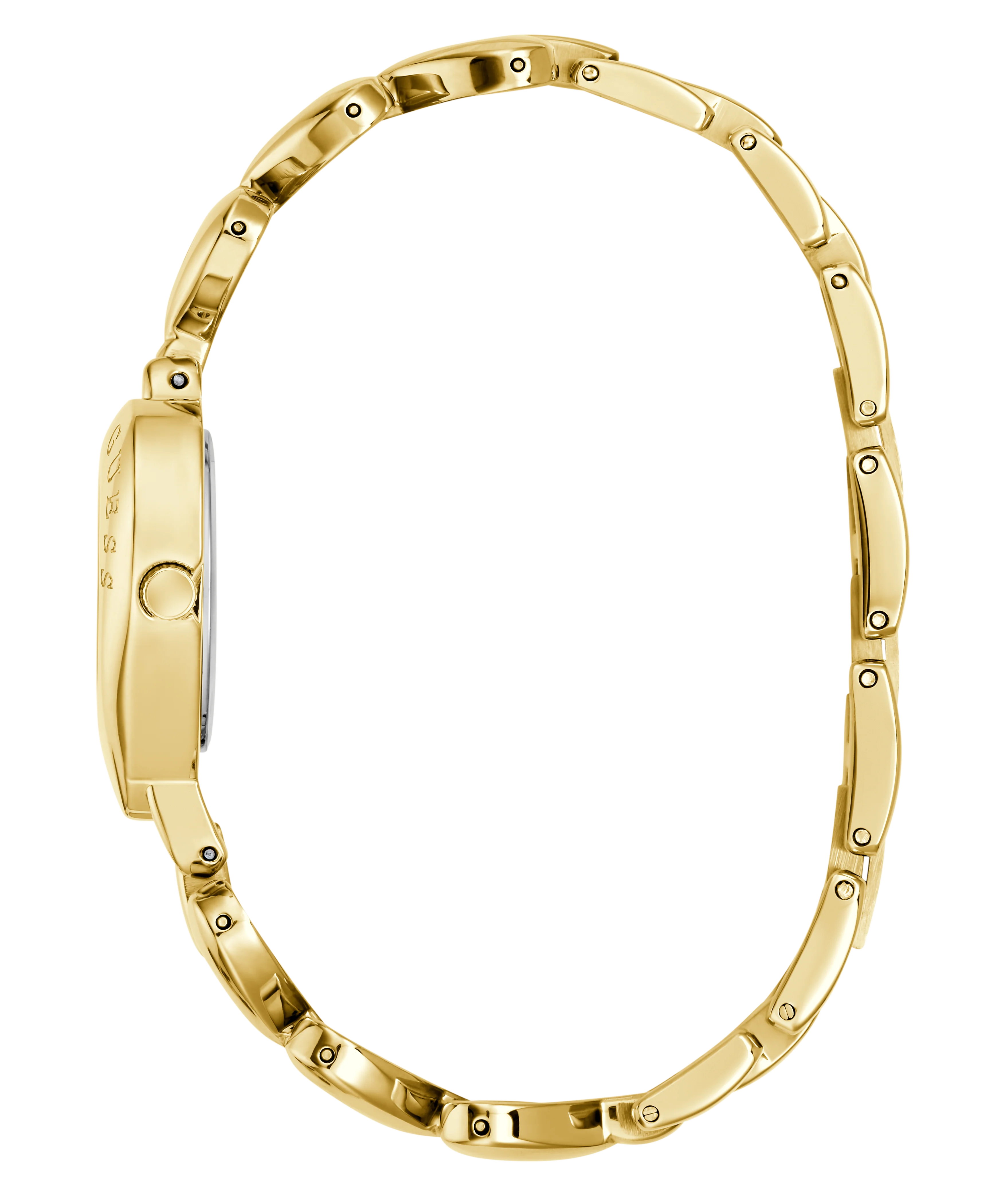 GUESS Ladies Valerie Gold Tone Analog Watch - Image 9