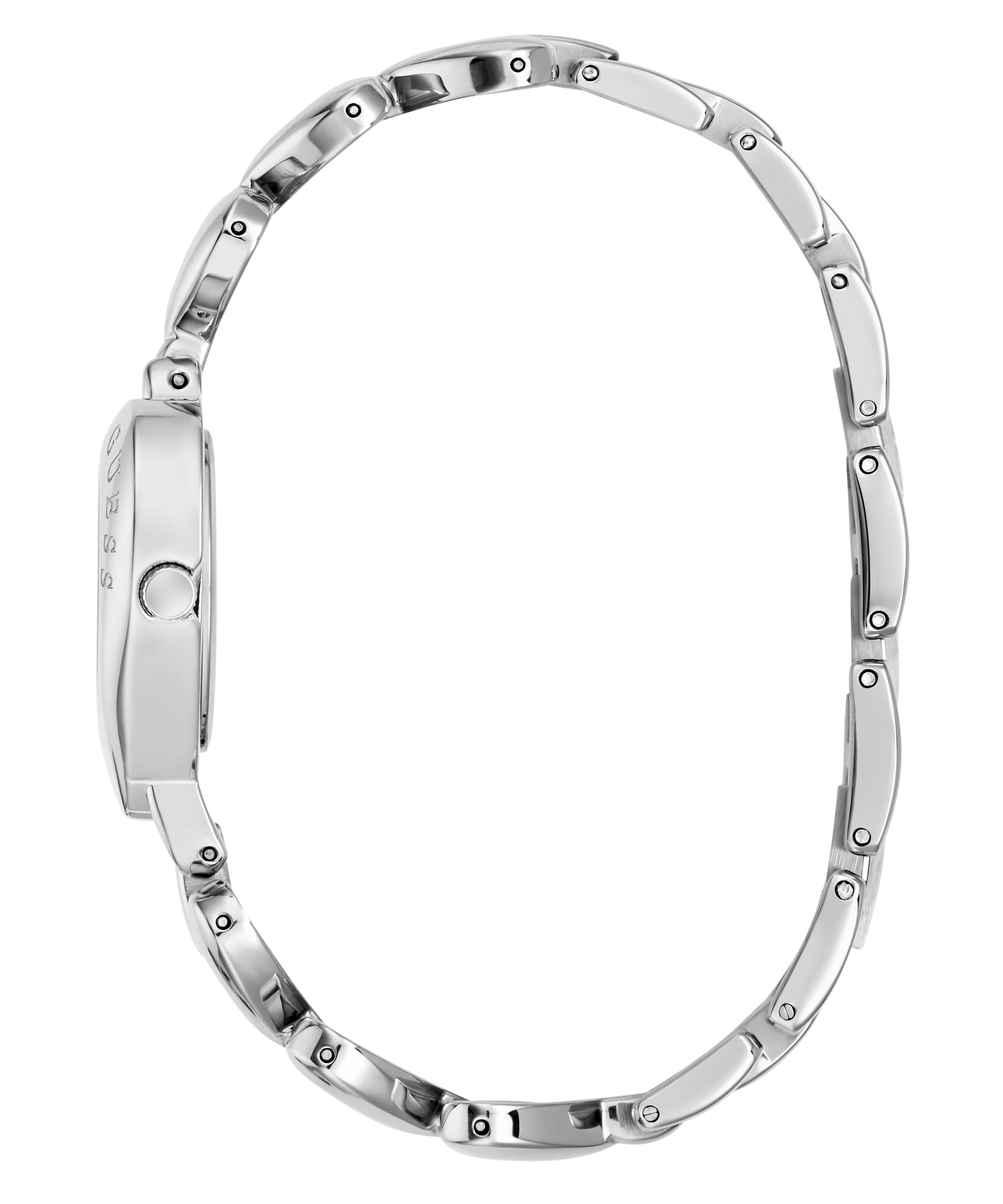 GUESS Ladies Valerie Silver Tone Analog Watch - Image 9