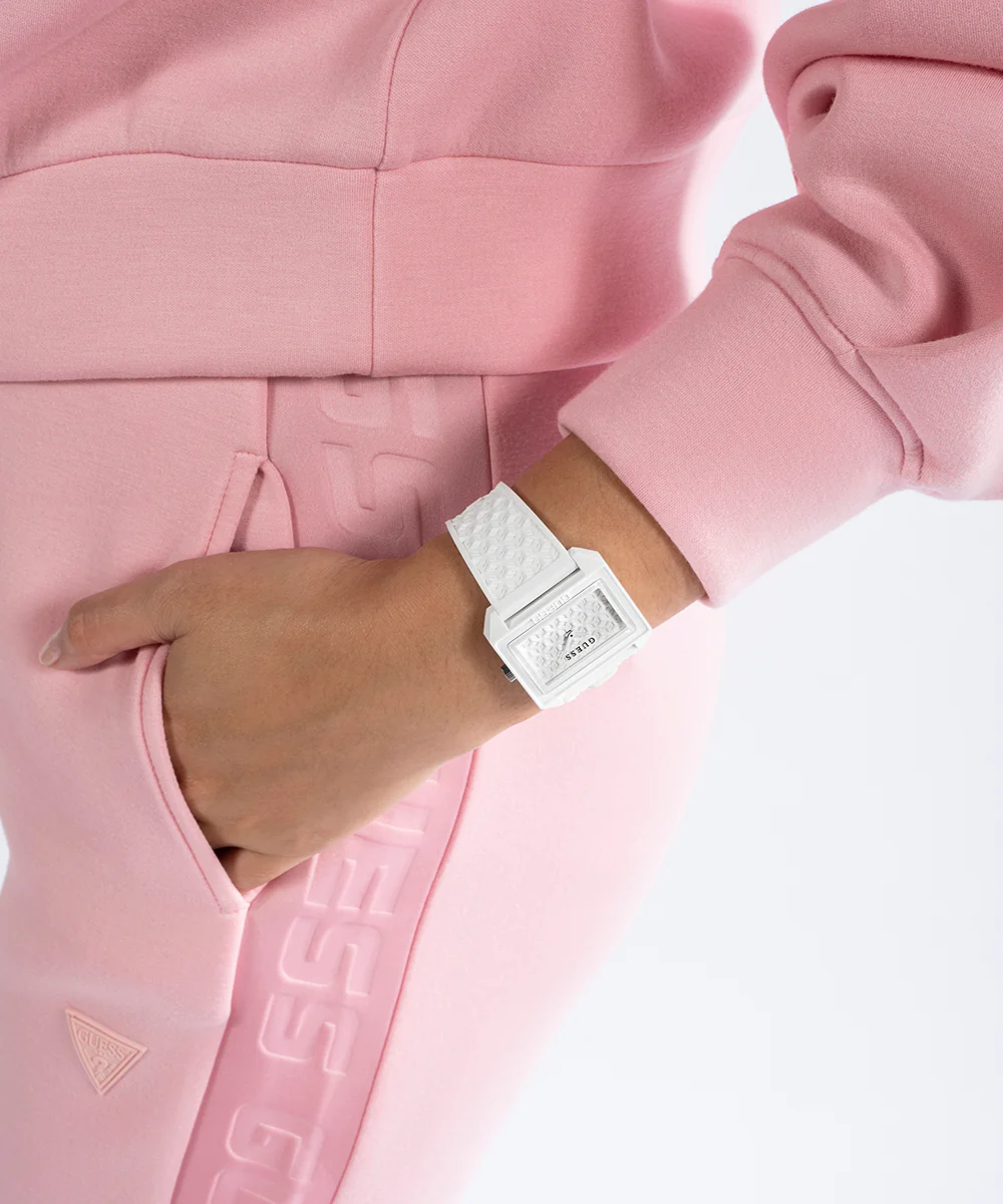 GUESS Ladies White Analog Watch - Image 2