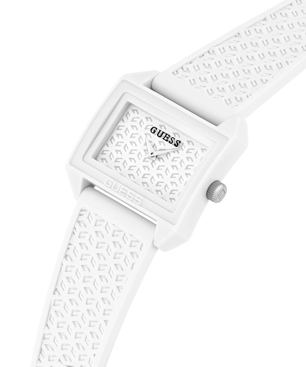 GUESS Ladies White Analog Watch - Image 3