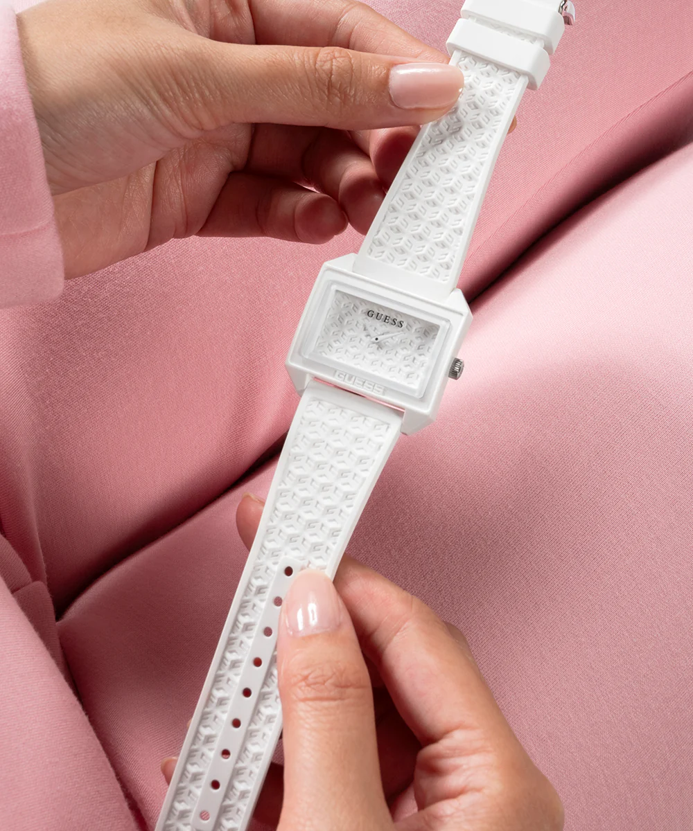 GUESS Ladies White Analog Watch - Image 6