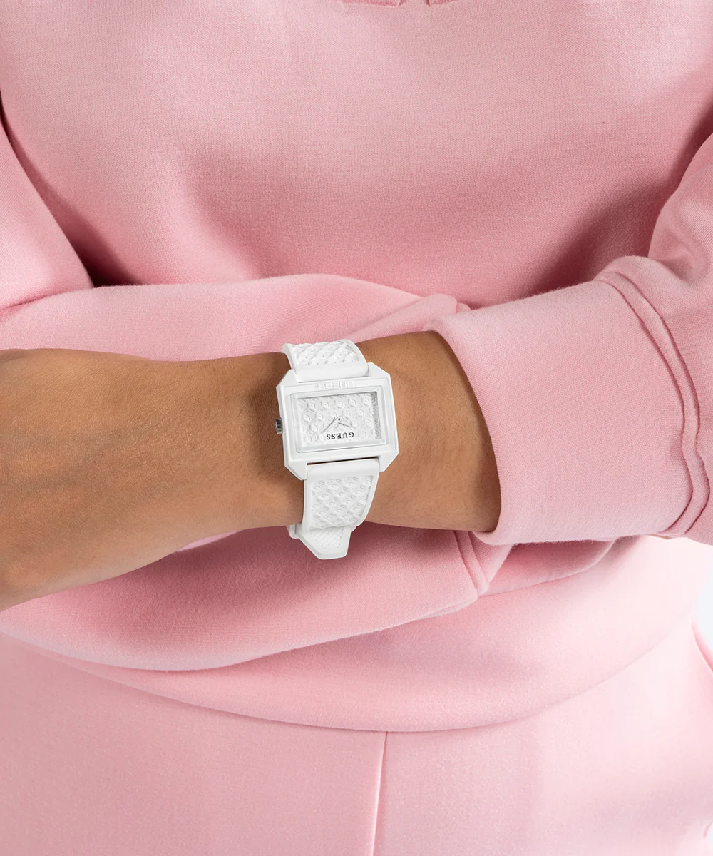 GUESS Ladies White Analog Watch - Image 7