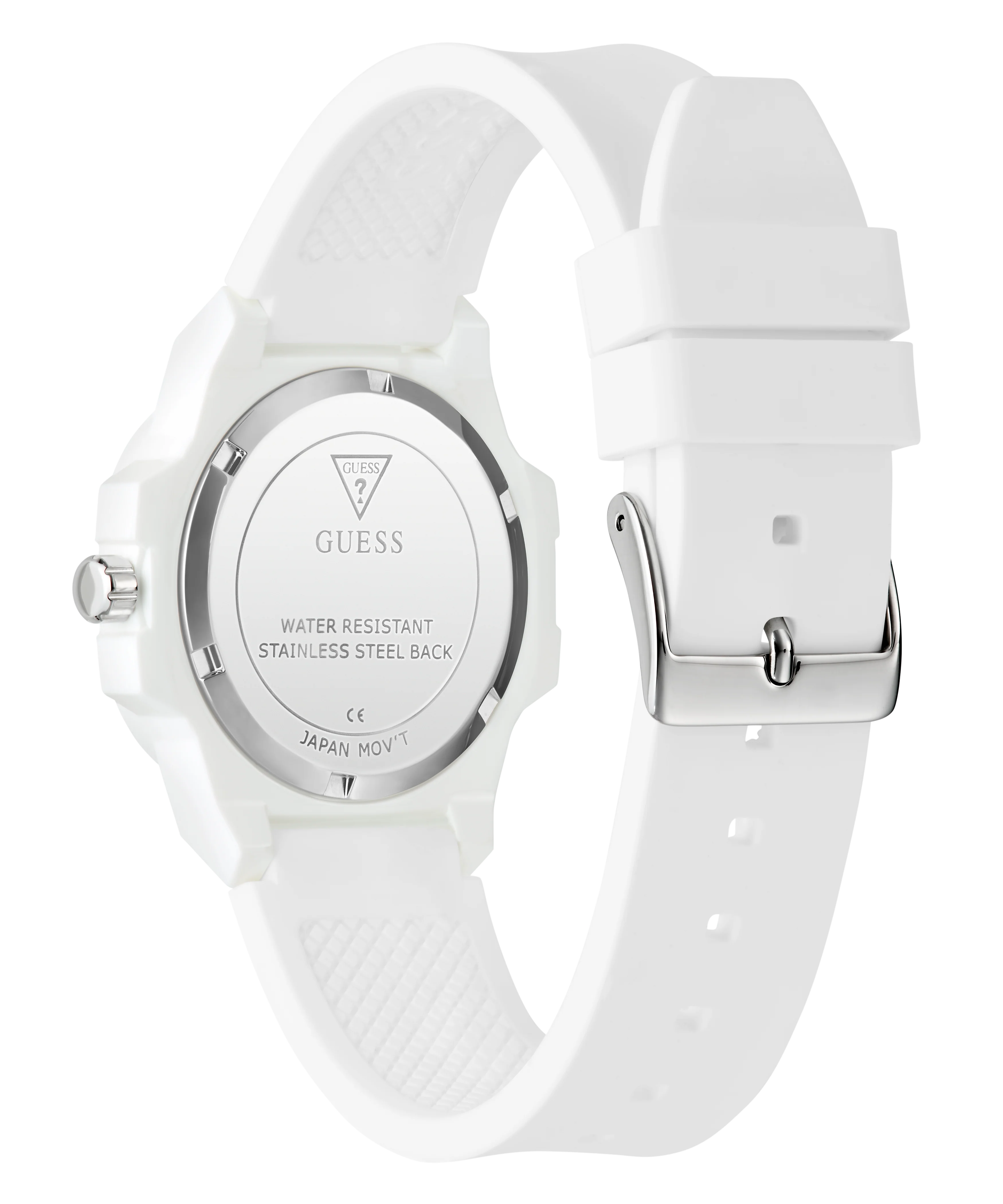GUESS Ladies White Analog Watch - Image 7