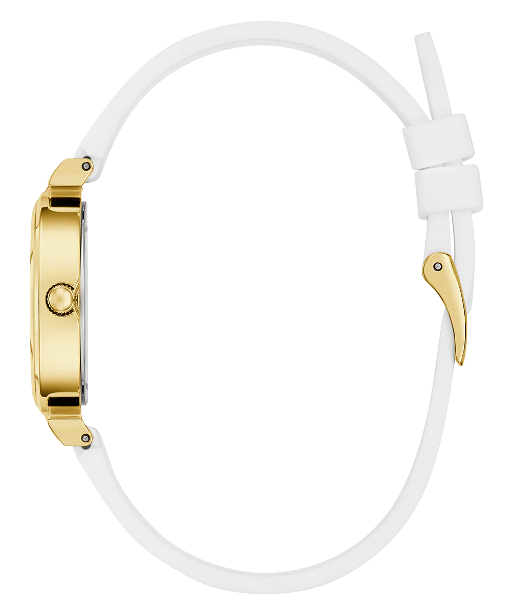 GUESS Ladies White Gold Tone Analog Watch - Image 8