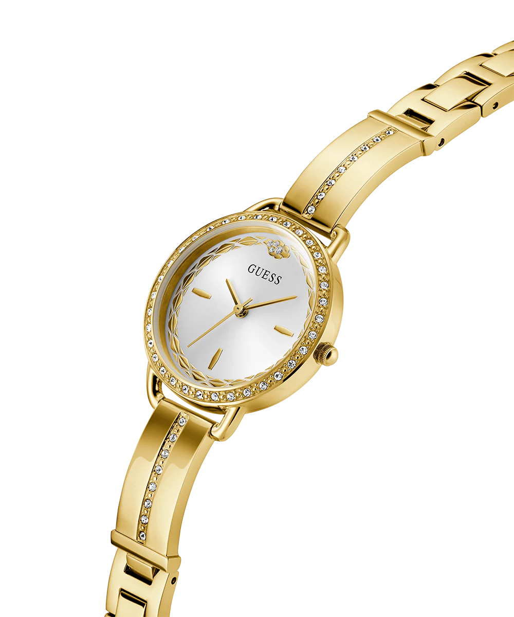 GUESS Limited Edition Lunar New Year Ladies Gold Tone Analog Watch - Image 2