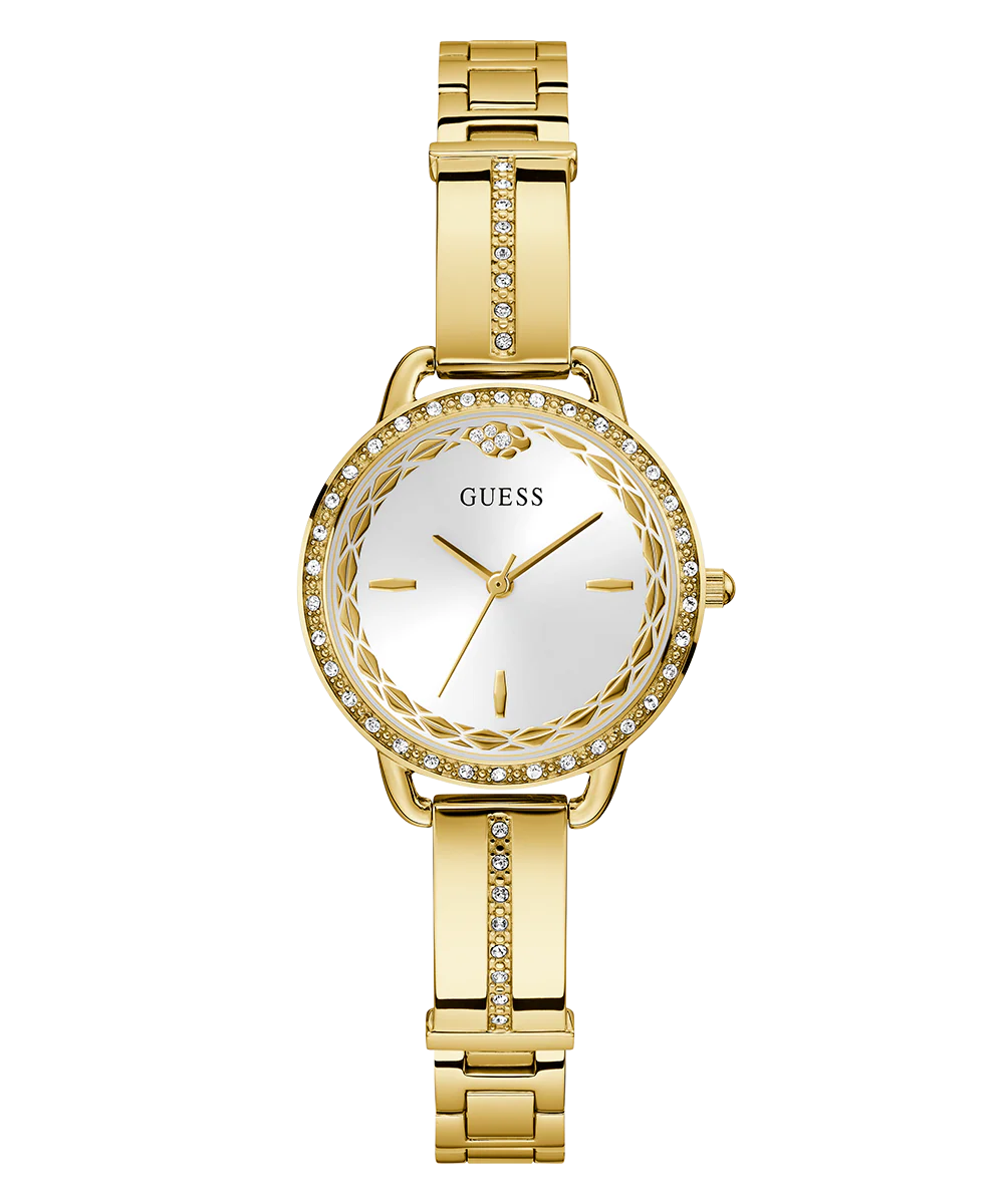 GUESS Limited Edition Lunar New Year Ladies Gold Tone Analog Watch - Image 4