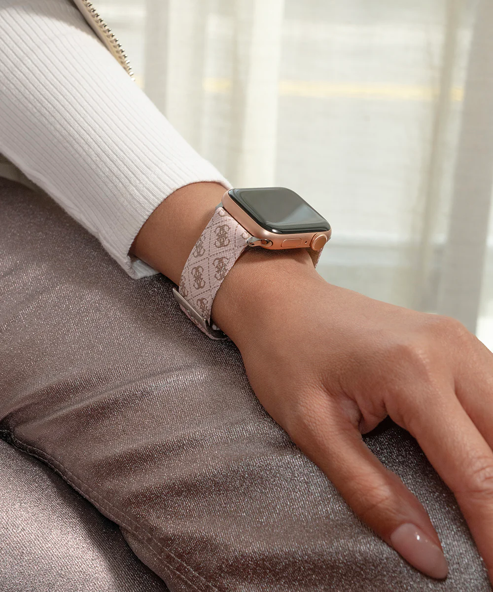 GUESS Logo Leather Band for Apple 38-40 mm Watch - Image 4