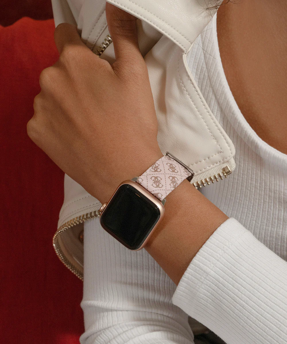 GUESS Logo Leather Band for Apple 38-40 mm Watch - Image 5
