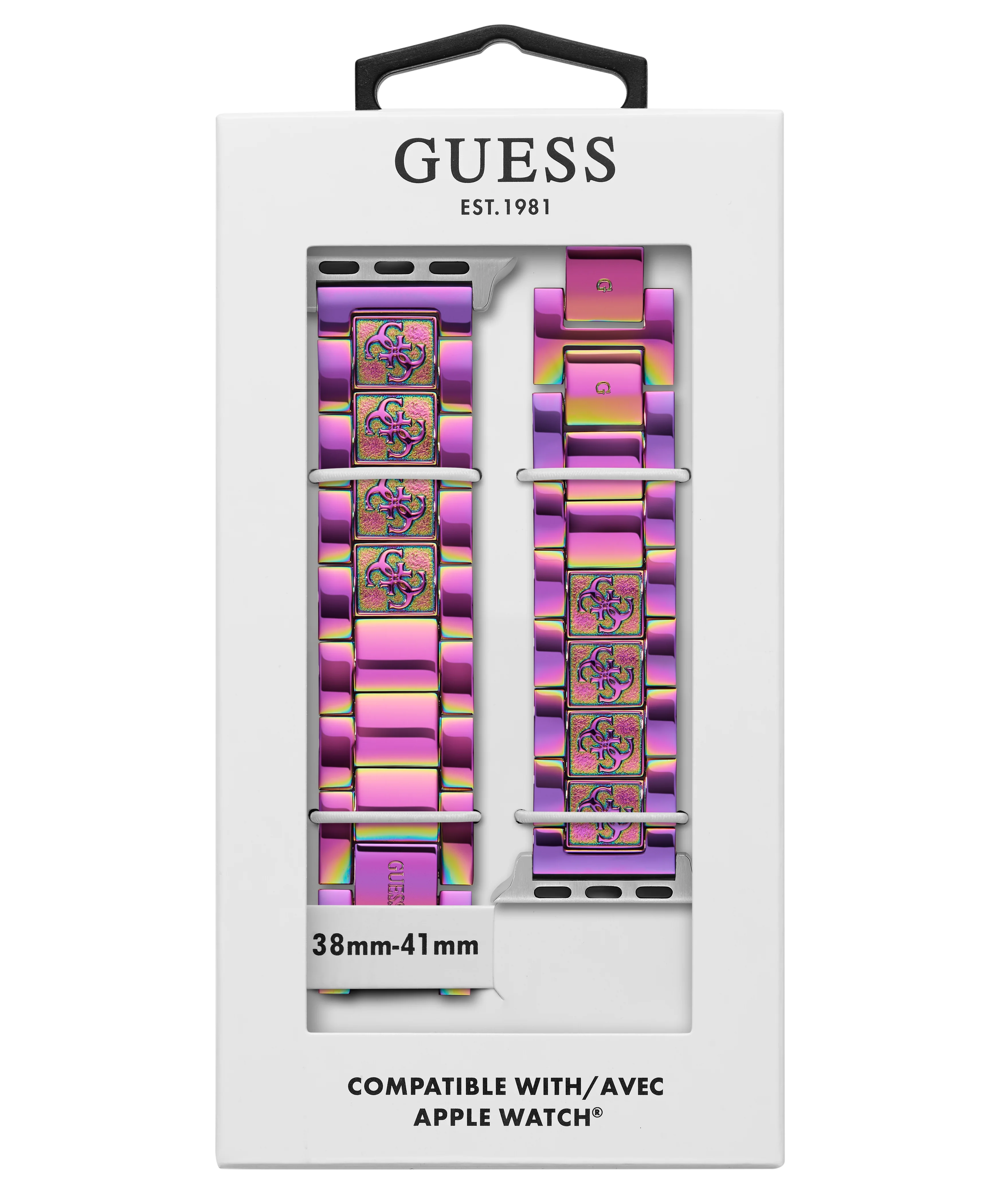 GUESS Logo Stainless Steel Band for Apple 38-40 mm Watch - Image 8